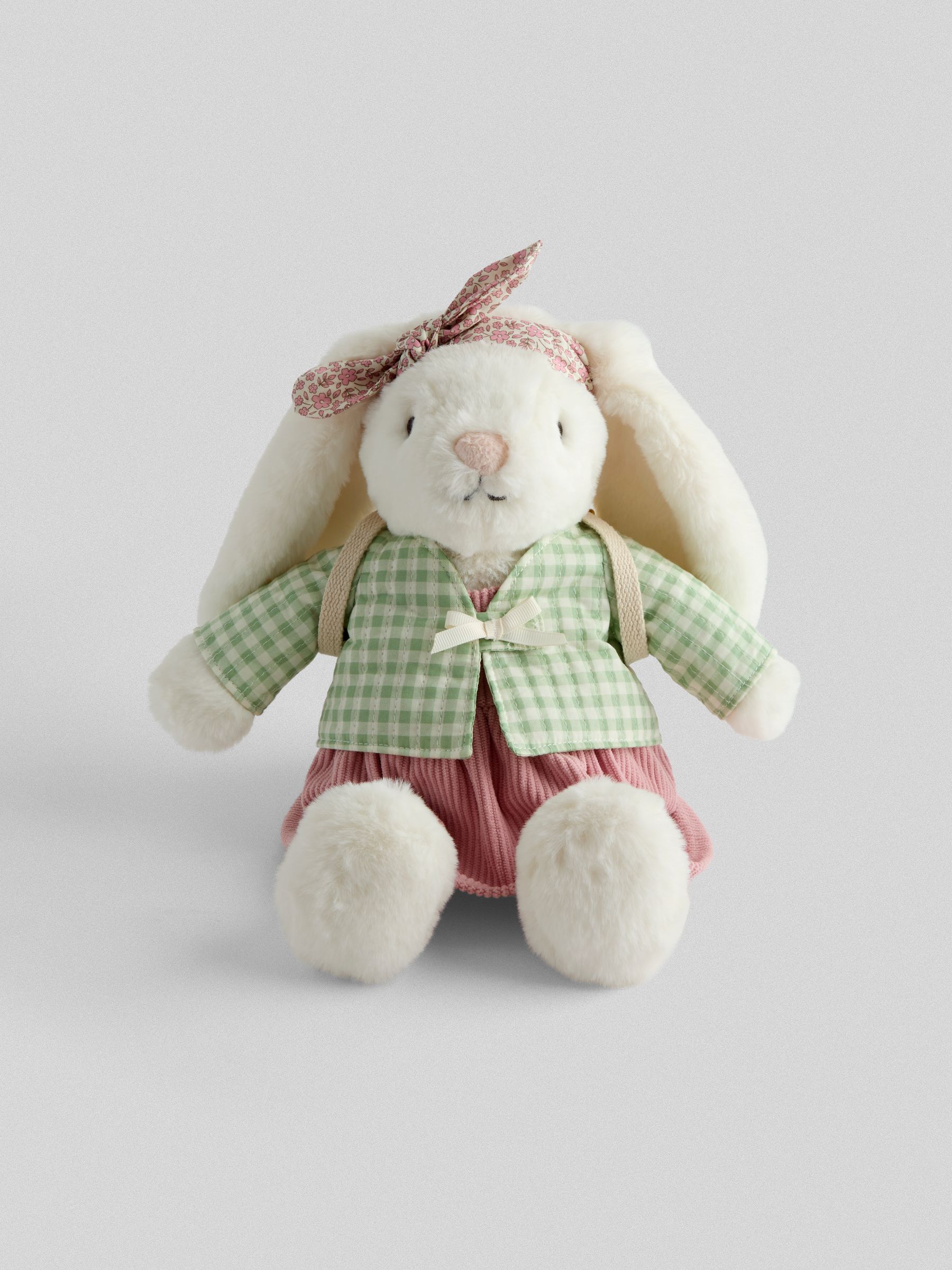 White Betsy Dress Up Bunny Soft Toy Plushie - Image 2 of 5
