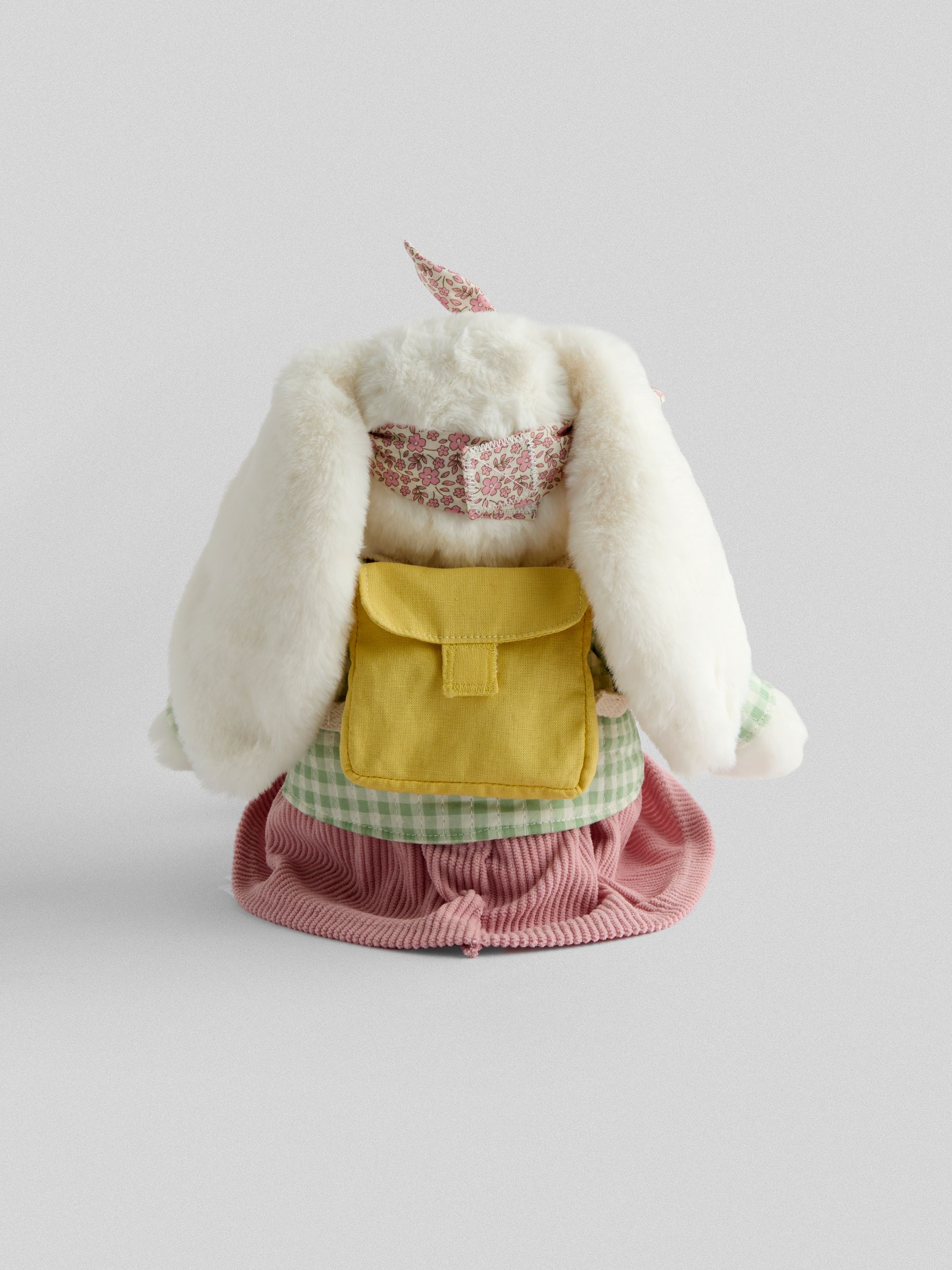 White Betsy Dress Up Bunny Soft Toy Plushie - Image 4 of 5