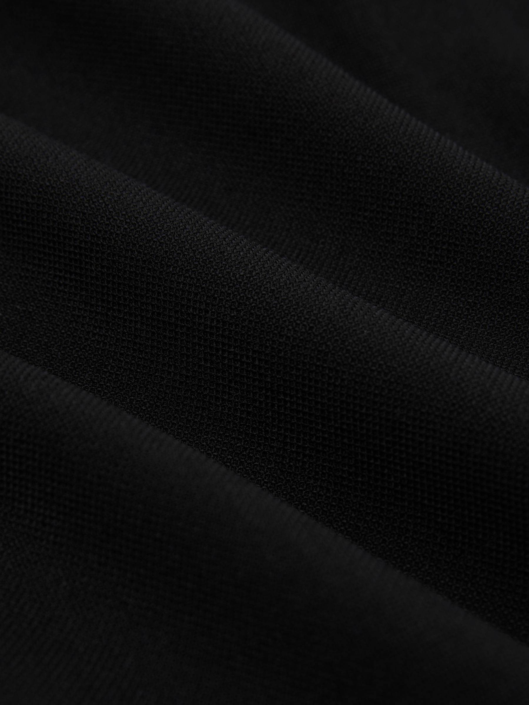 Tailored Fit Single-Breasted Textured Suit Blazer With Wool in Black - image 2