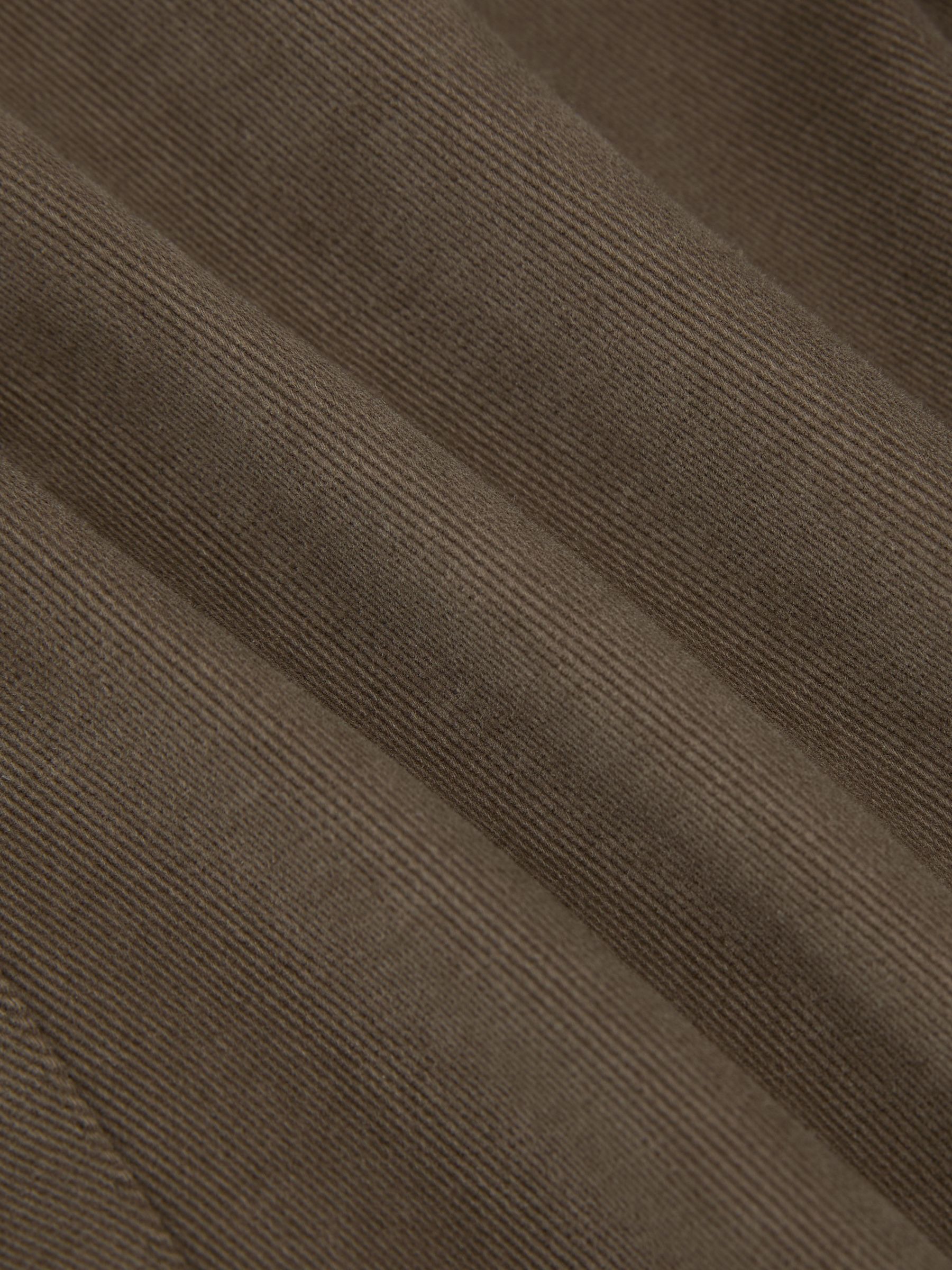 Brushed Twill Single-Breasted Blazer Tailored-Fit in Taupe Brown - image 2
