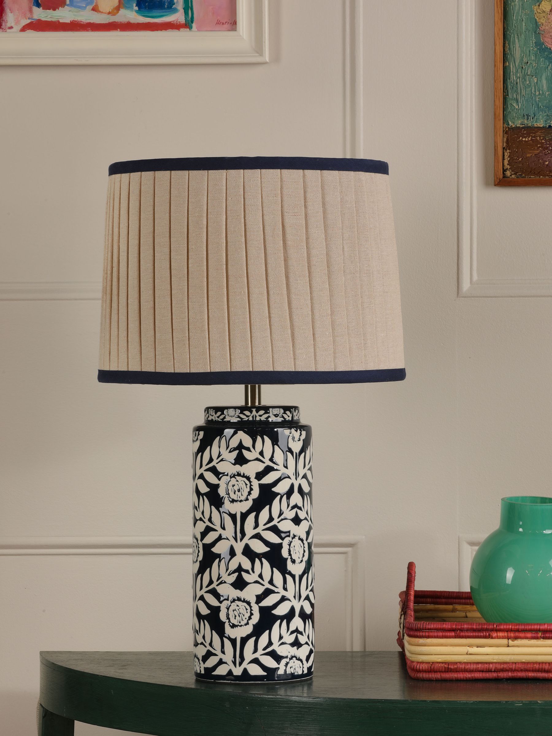 Blue Highclere Table Lamp - Image 2 of 6