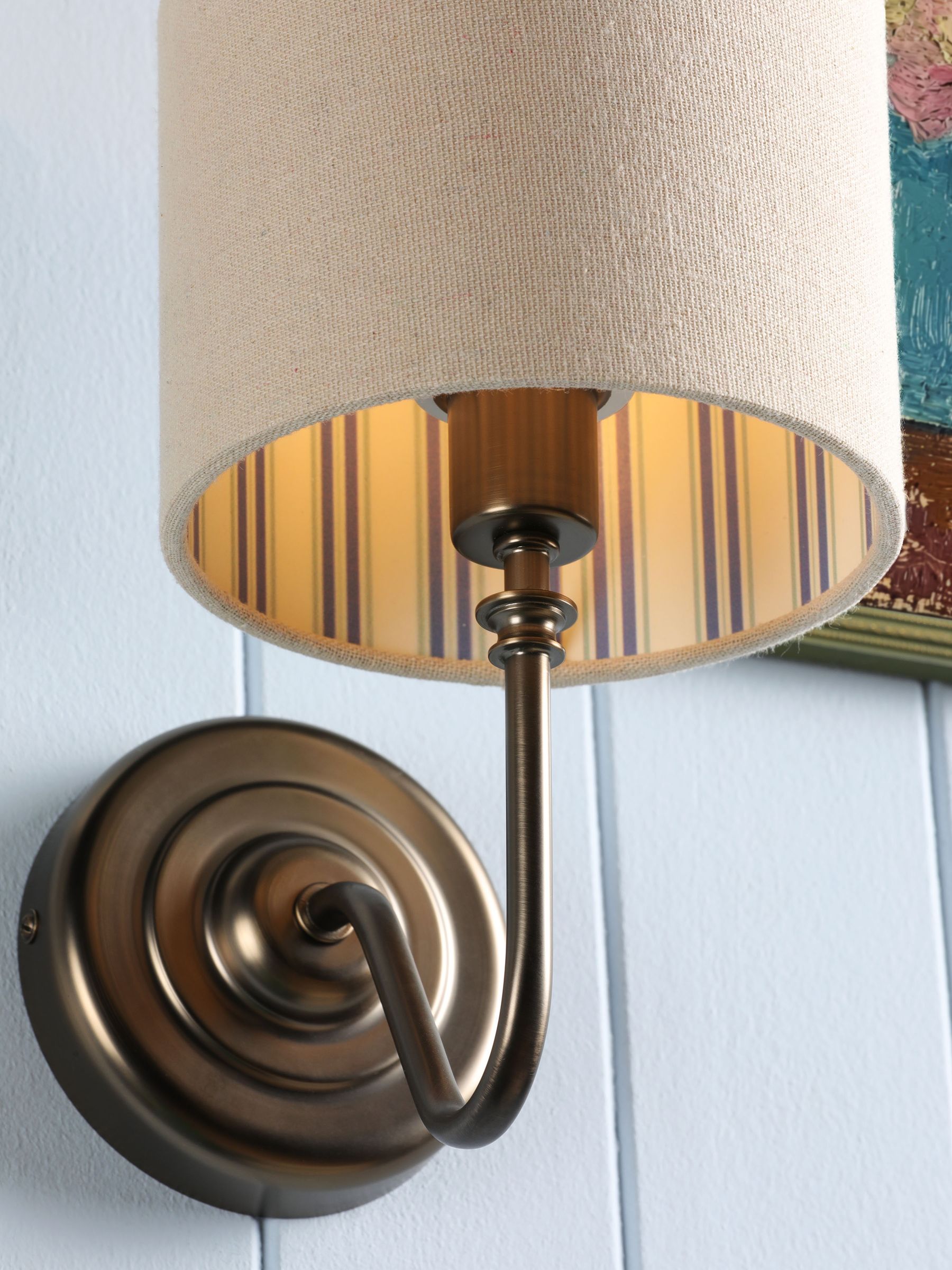Satin Bronze Farley Wall Light - Image 3 of 6