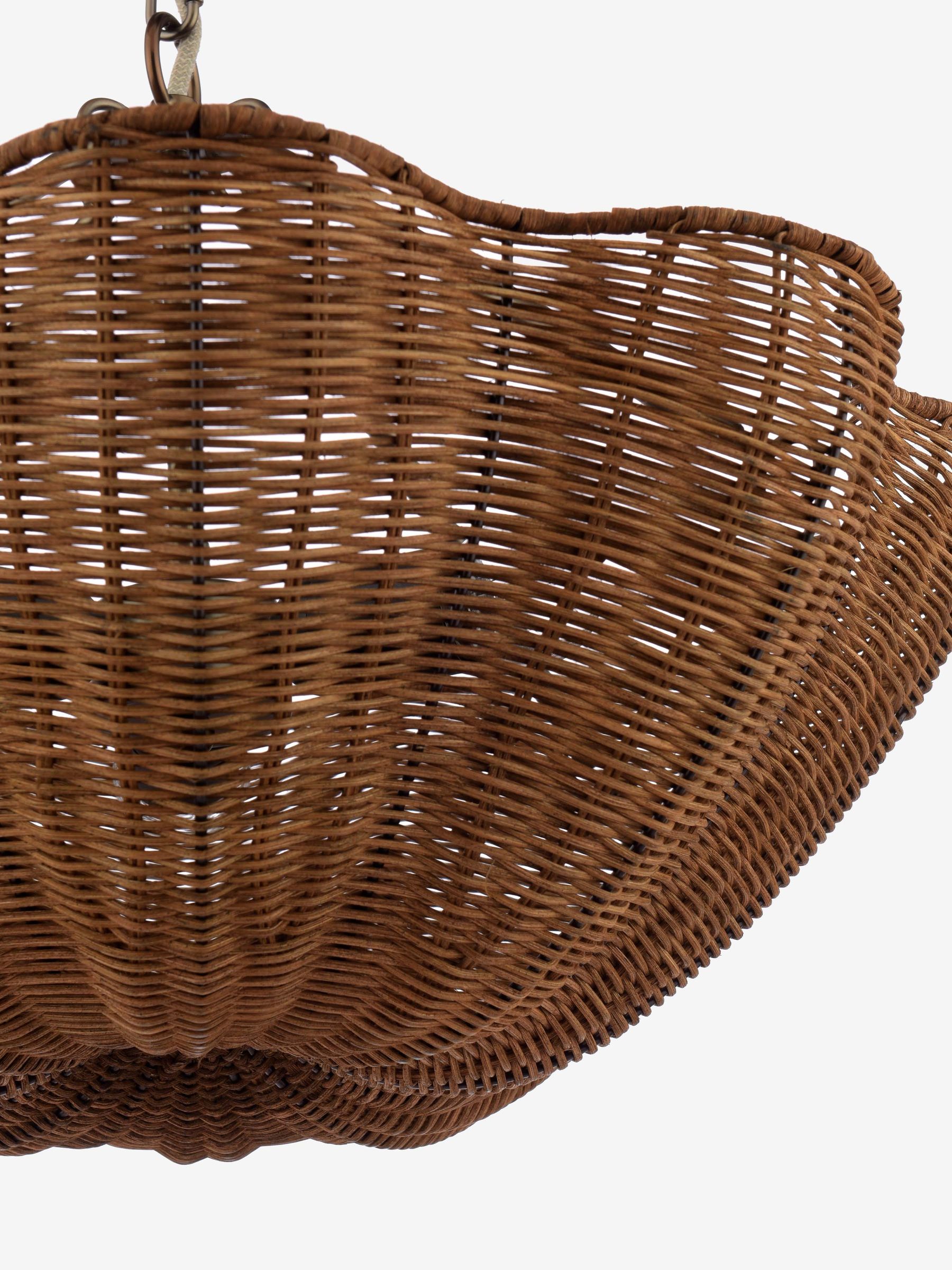Brown Braywick 3 Light Rattan Flush Ceiling Light - Image 6 of 6