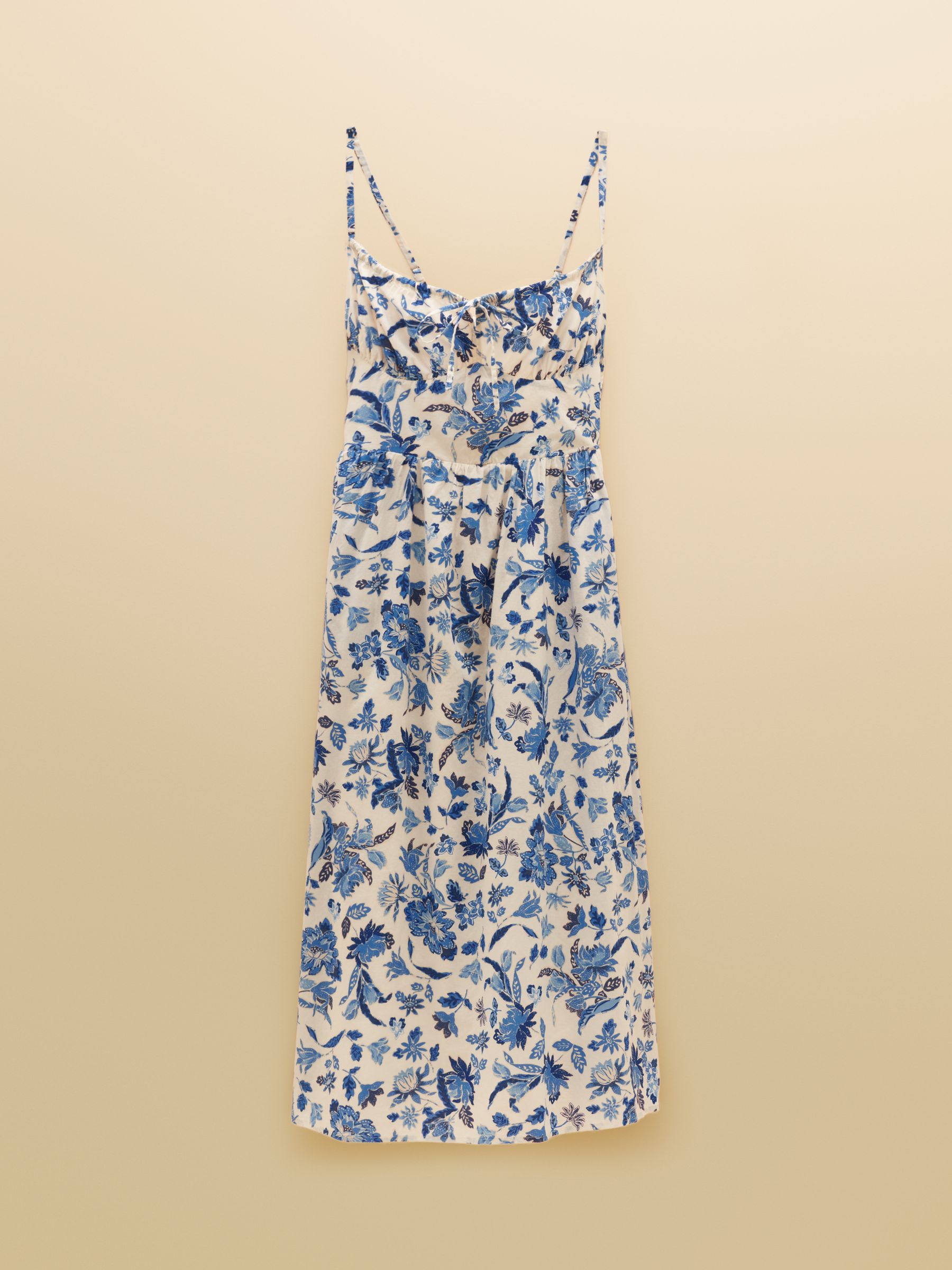 Chloe Blue Strappy Midi Dress - Image 7 of 7
