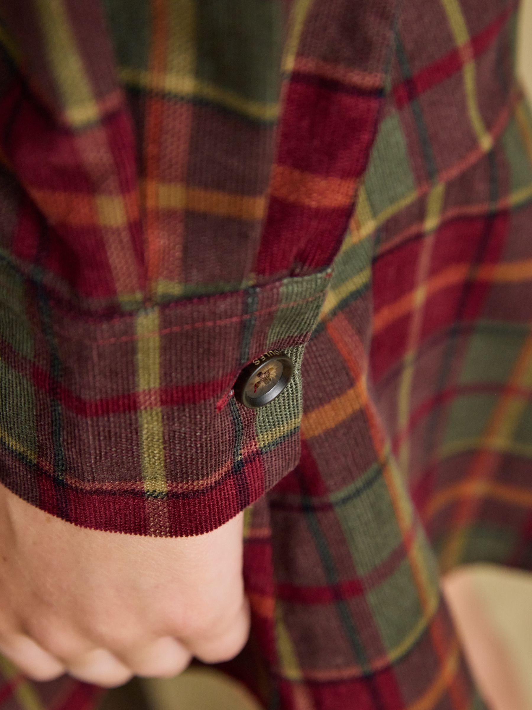 Louise Red Check Cord Dress - Image 5 of 8