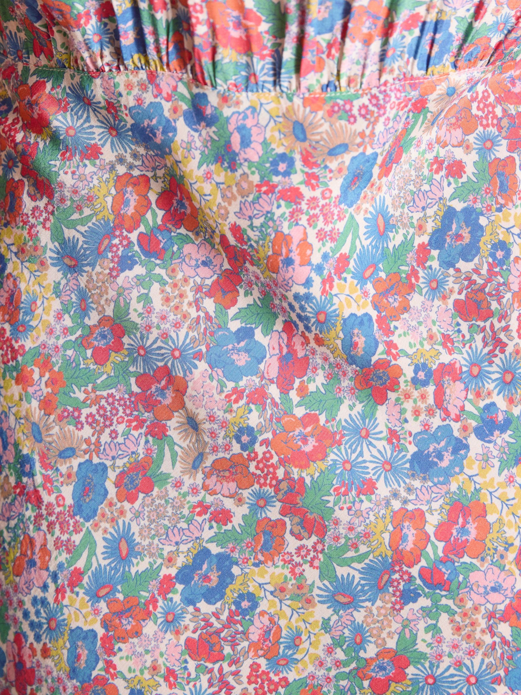 Lainey Multi Ditsy Bias Cut Maxi Dress - Image 4 of 4