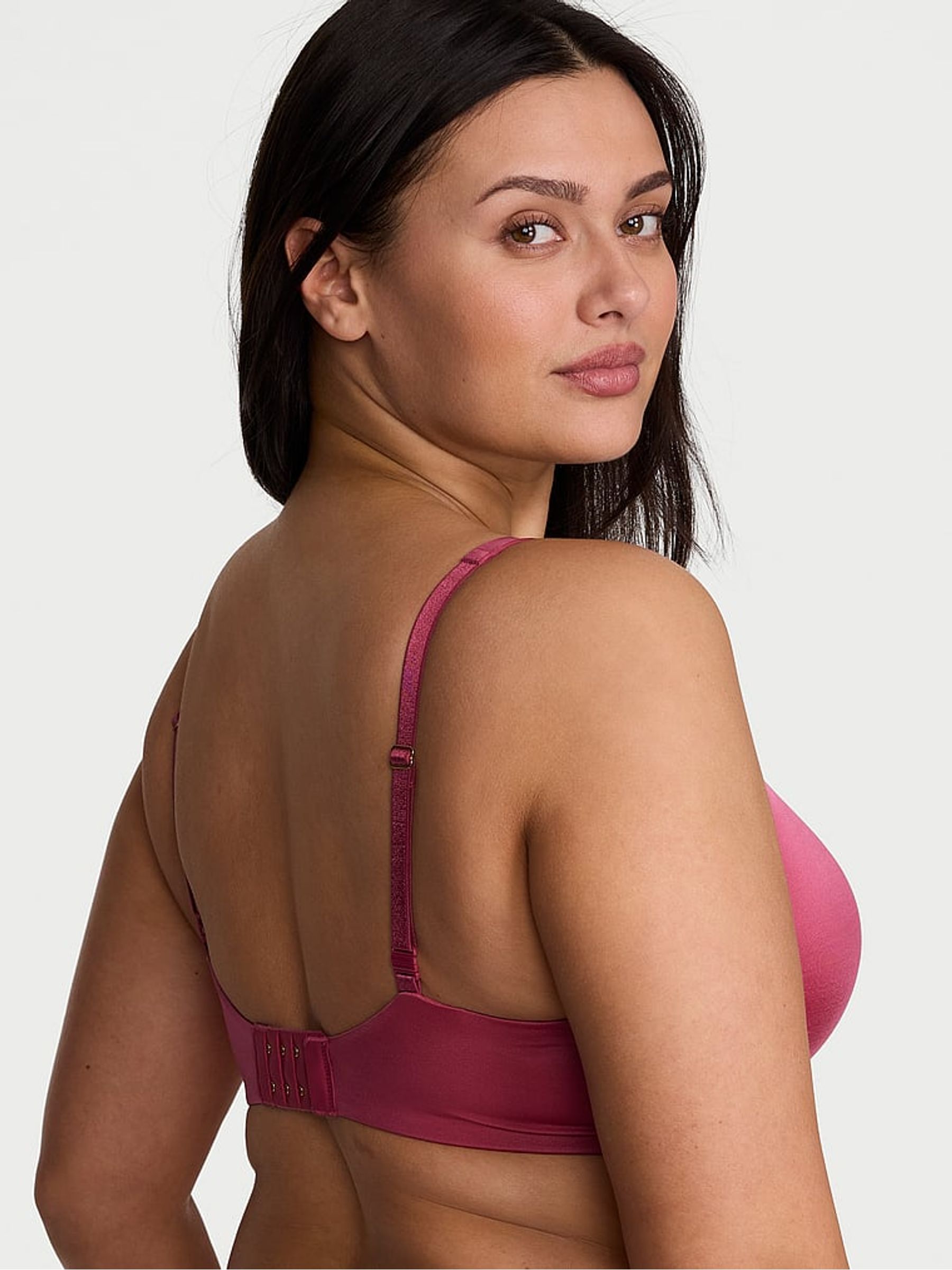 Peony Pink Plunge Bra - Image 2 of 2