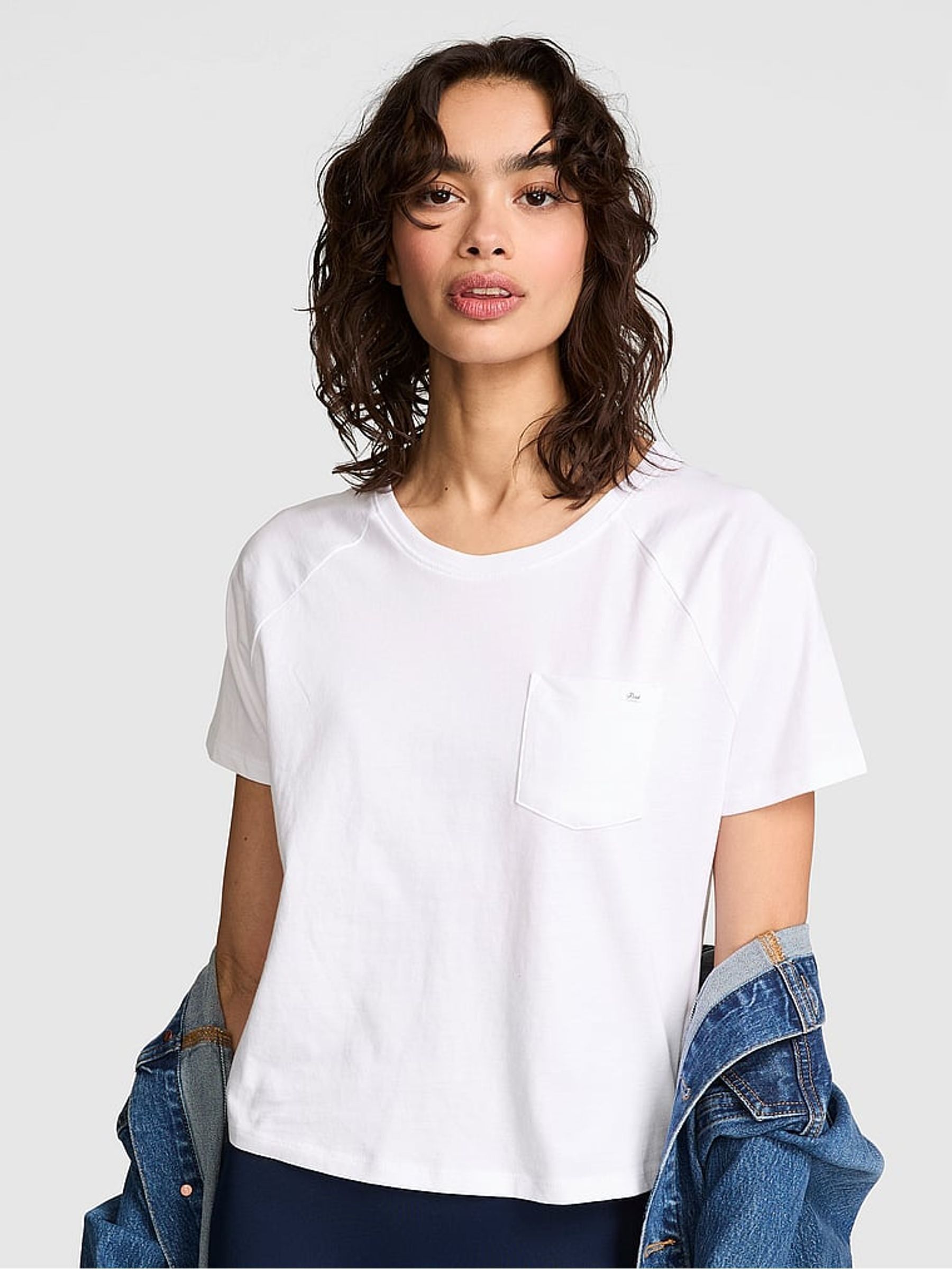 White Pocket Pyjama Top - Image 1 of 2