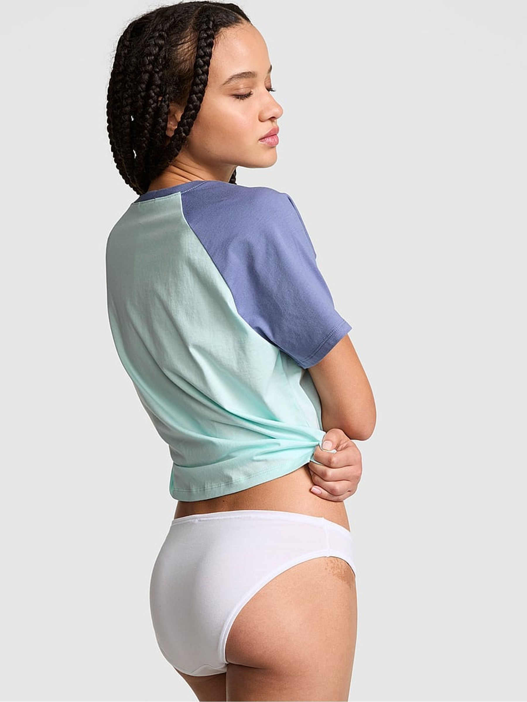 Spray Blue Pocket Pyjama Top - Image 2 of 2