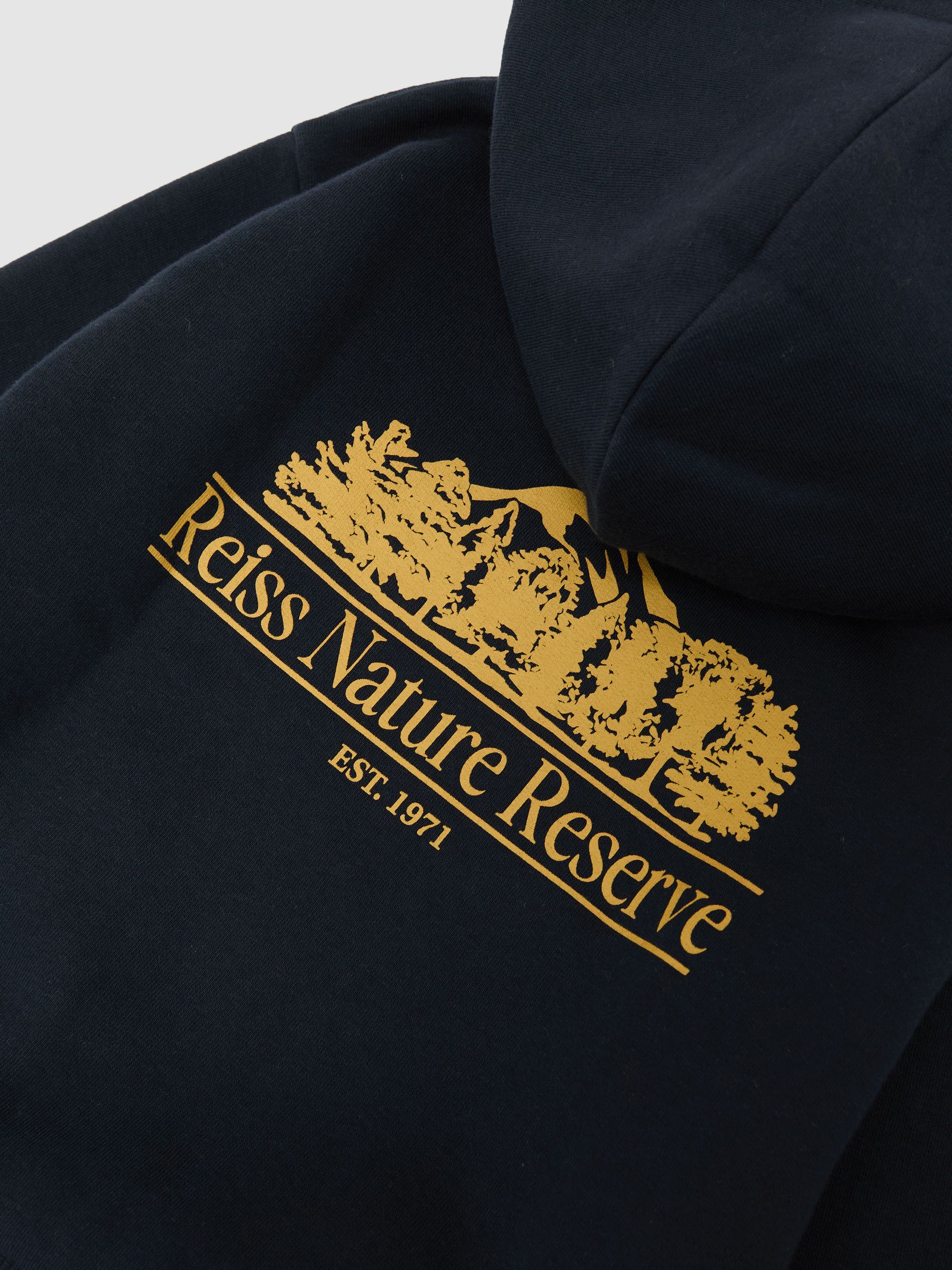 Hoodie in Navy - Image 4 of 4