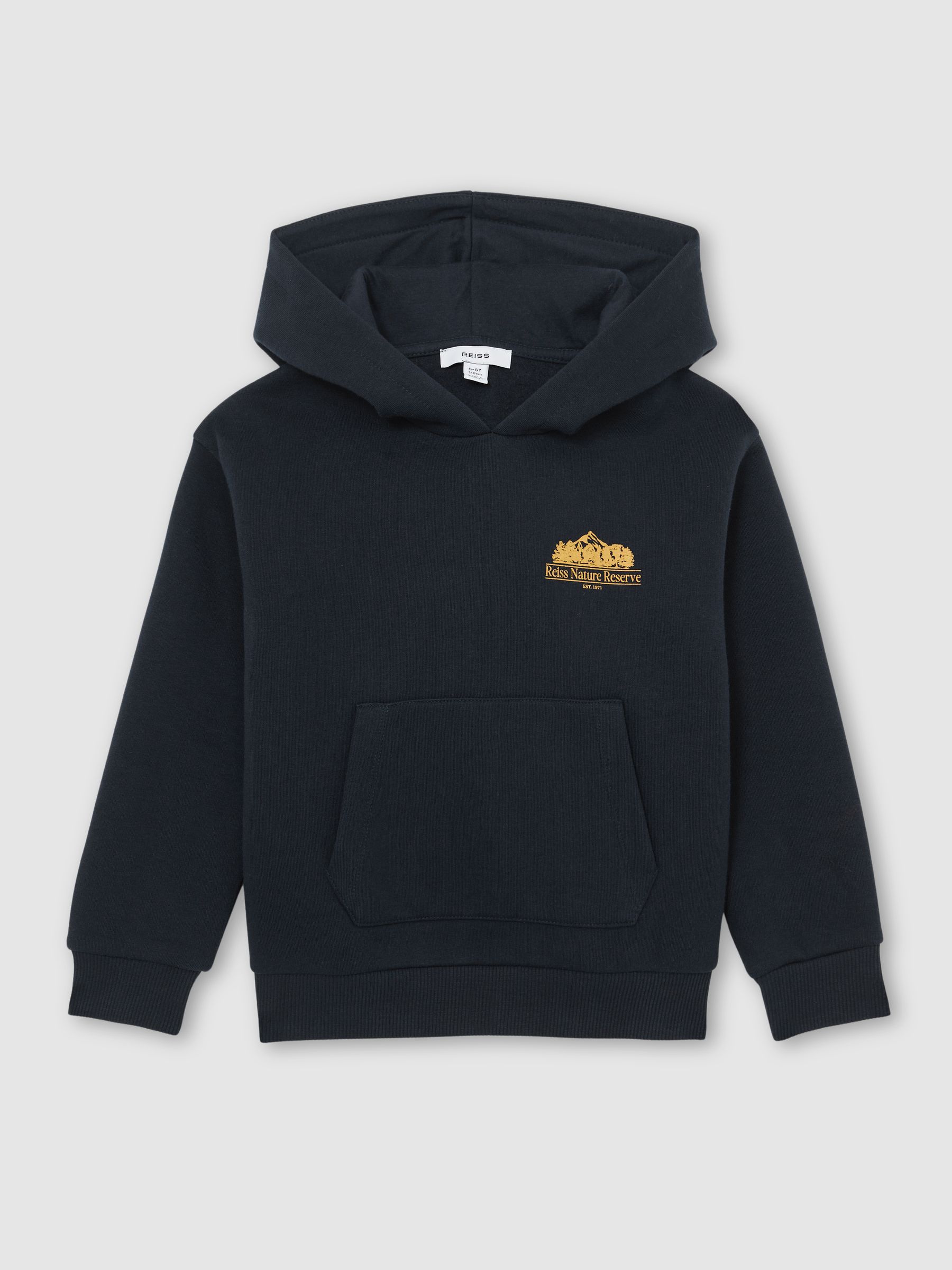 Hoodie in Navy - Image 2 of 4