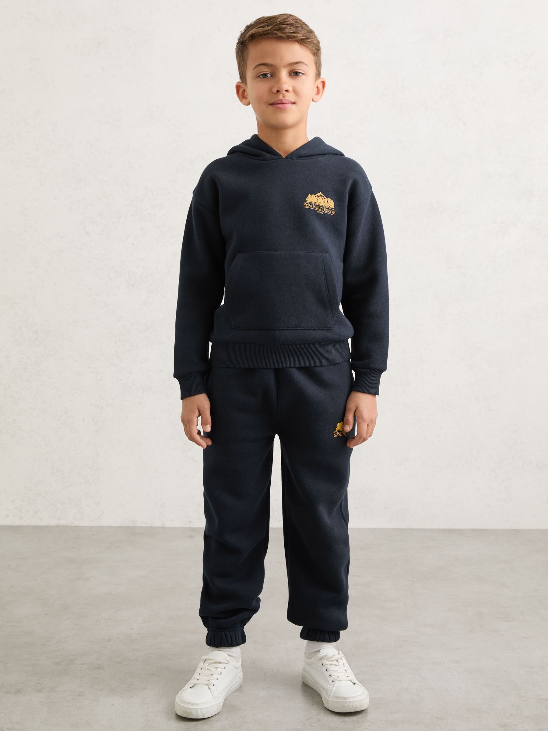 Hoodie in Navy - Image 3 of 4