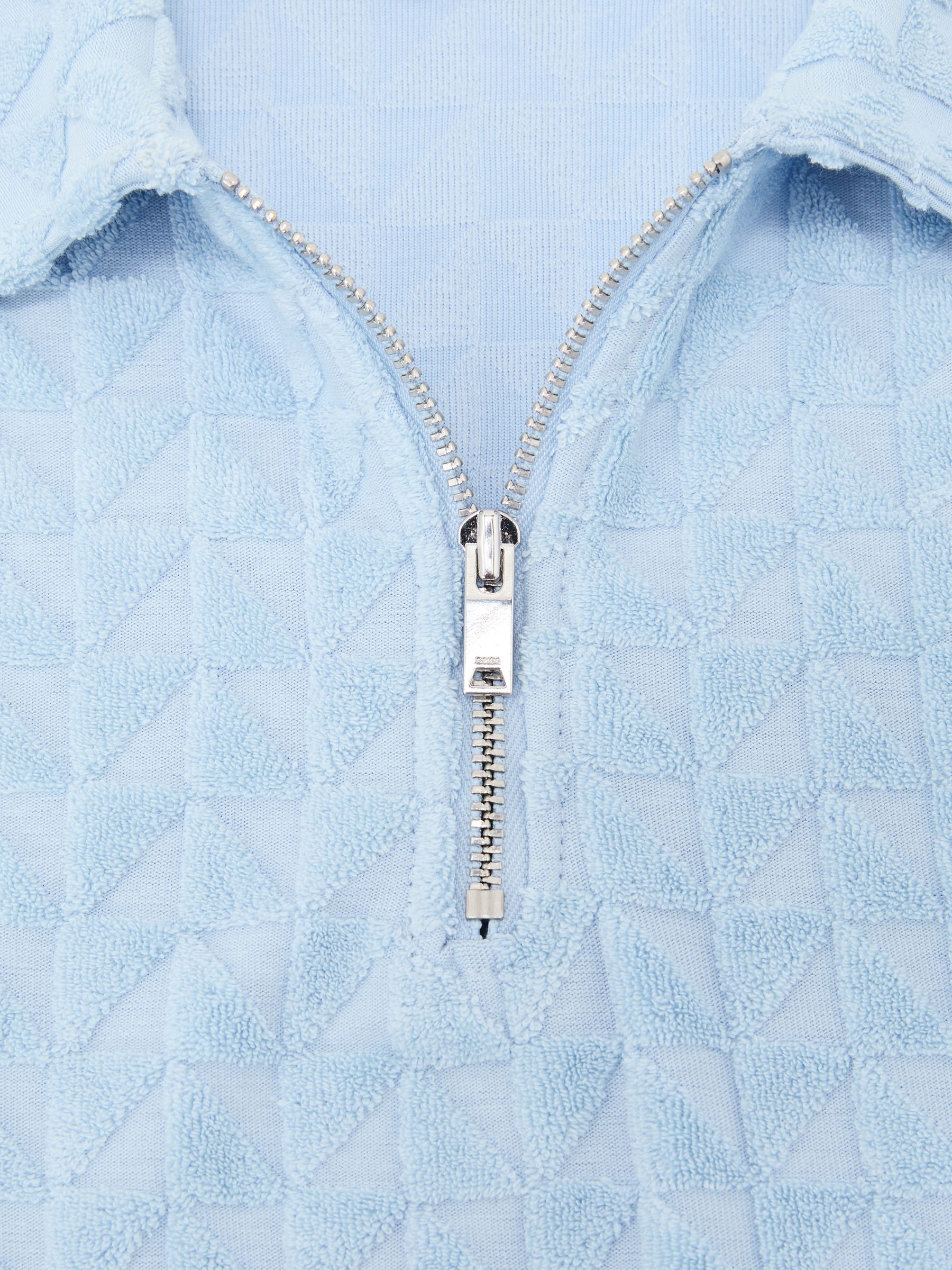 Polo Shirt in Soft Blue - Image 5 of 5