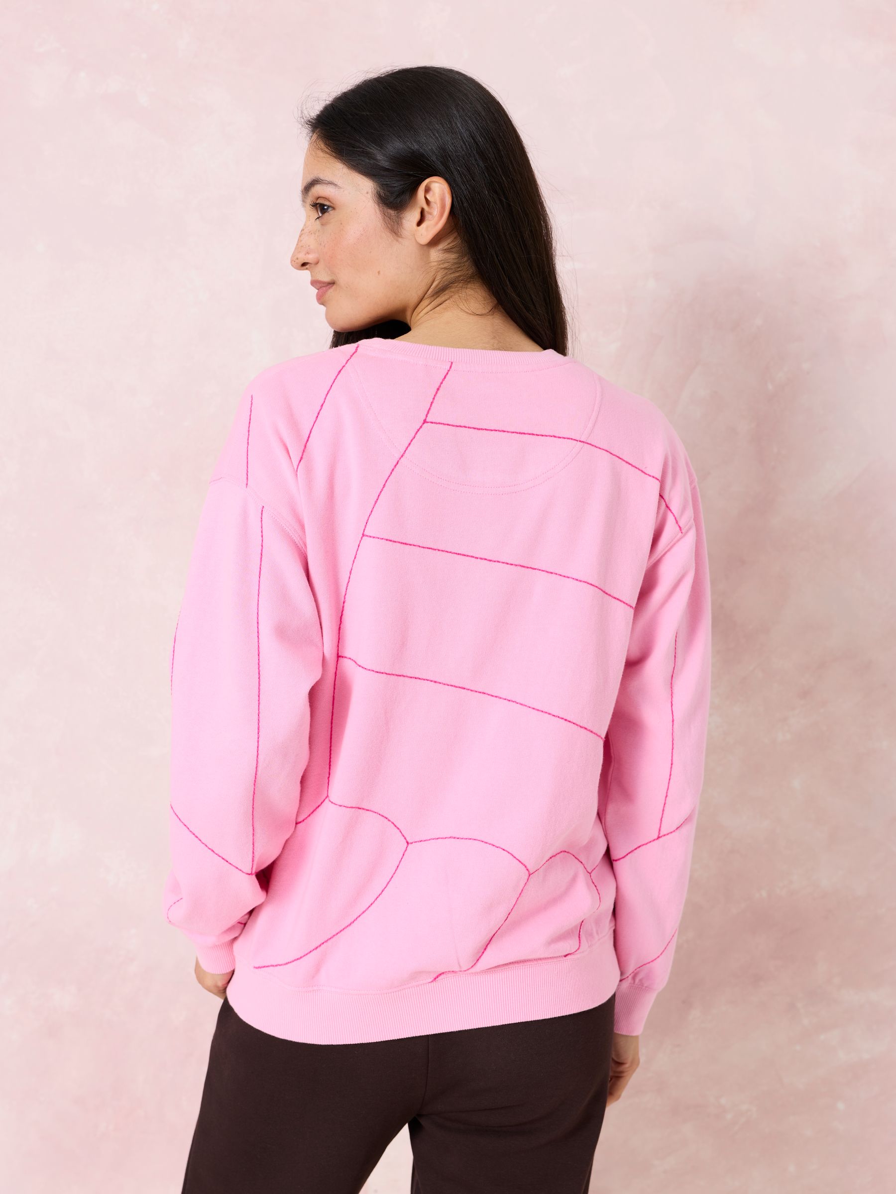 Georgia Pink Pulse Graphic Sweat - Image 2 of 5