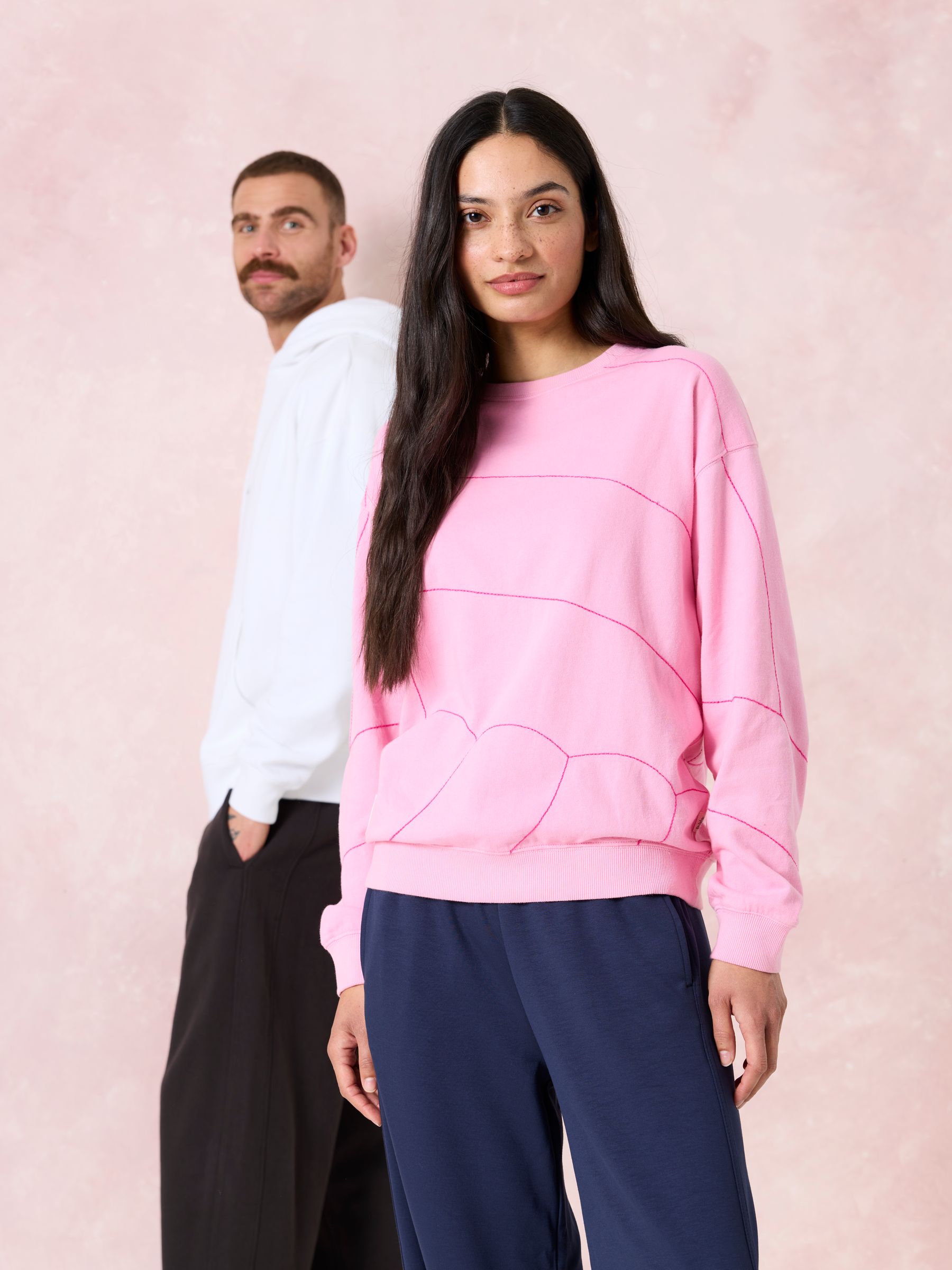 Georgia Pink Pulse Graphic Sweat - Image 4 of 5