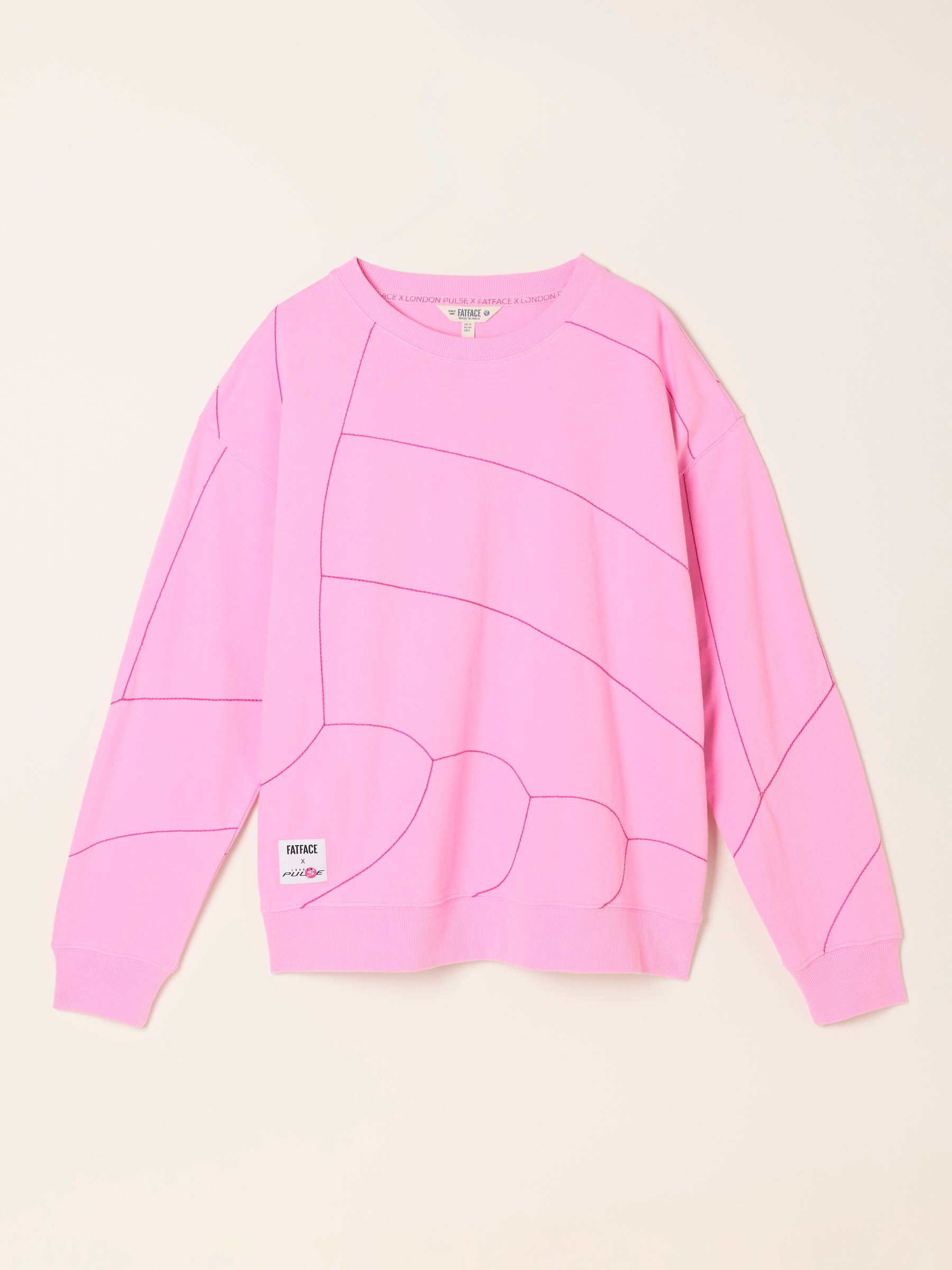 Georgia Pink Pulse Graphic Sweat - Image 5 of 5
