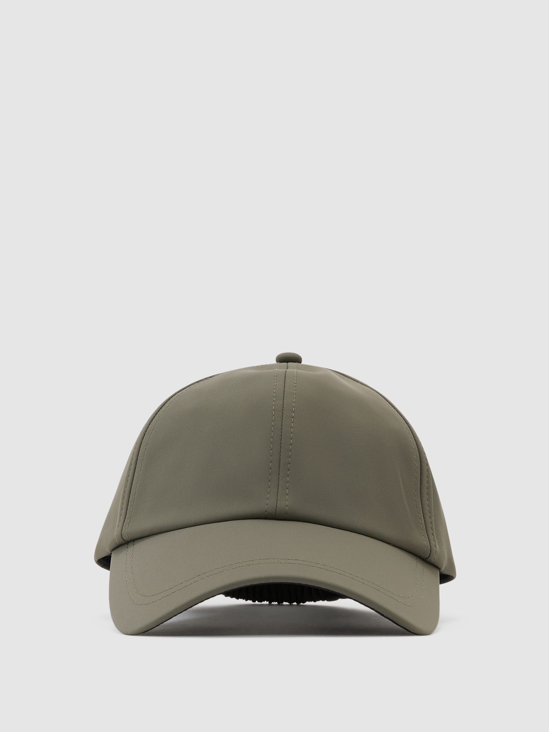 Technical Logo-Embroidered Baseball Hat in Khaki Green - Image 1 of 4