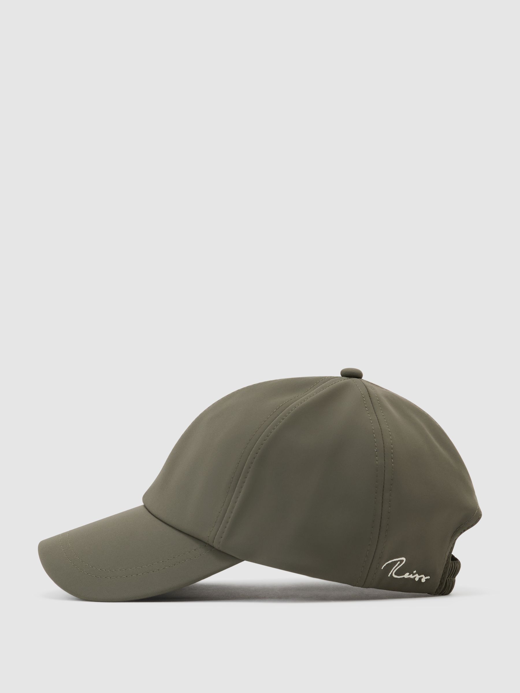 Technical Logo-Embroidered Baseball Hat in Khaki Green - Image 2 of 4