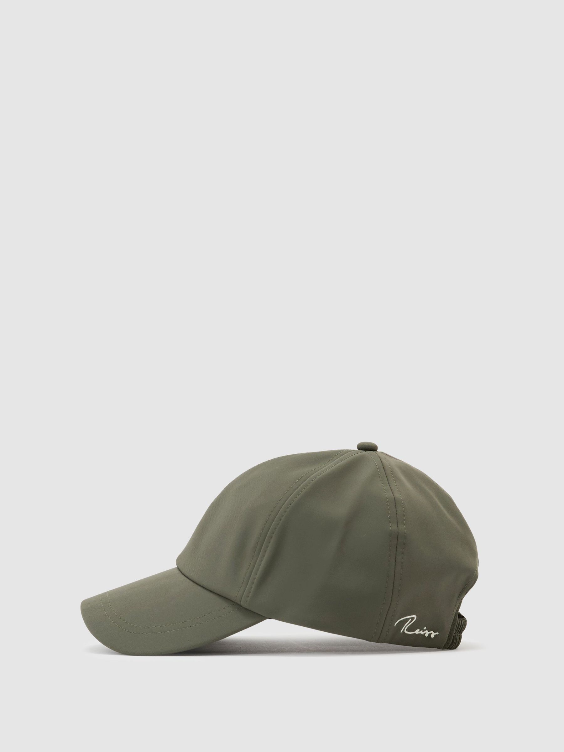 Technical Logo-Embroidered Baseball Hat in Khaki Green - image 4