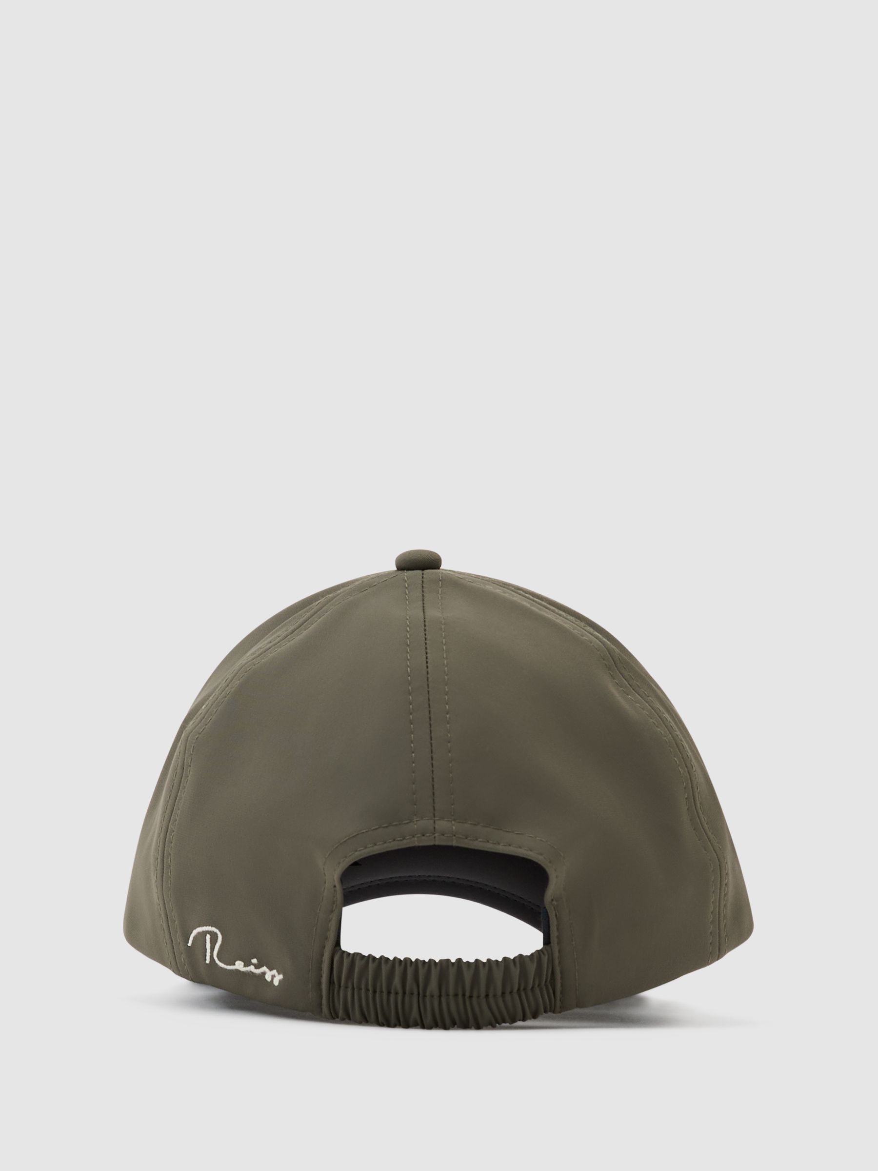 Technical Logo-Embroidered Baseball Hat in Khaki Green - Image 3 of 4
