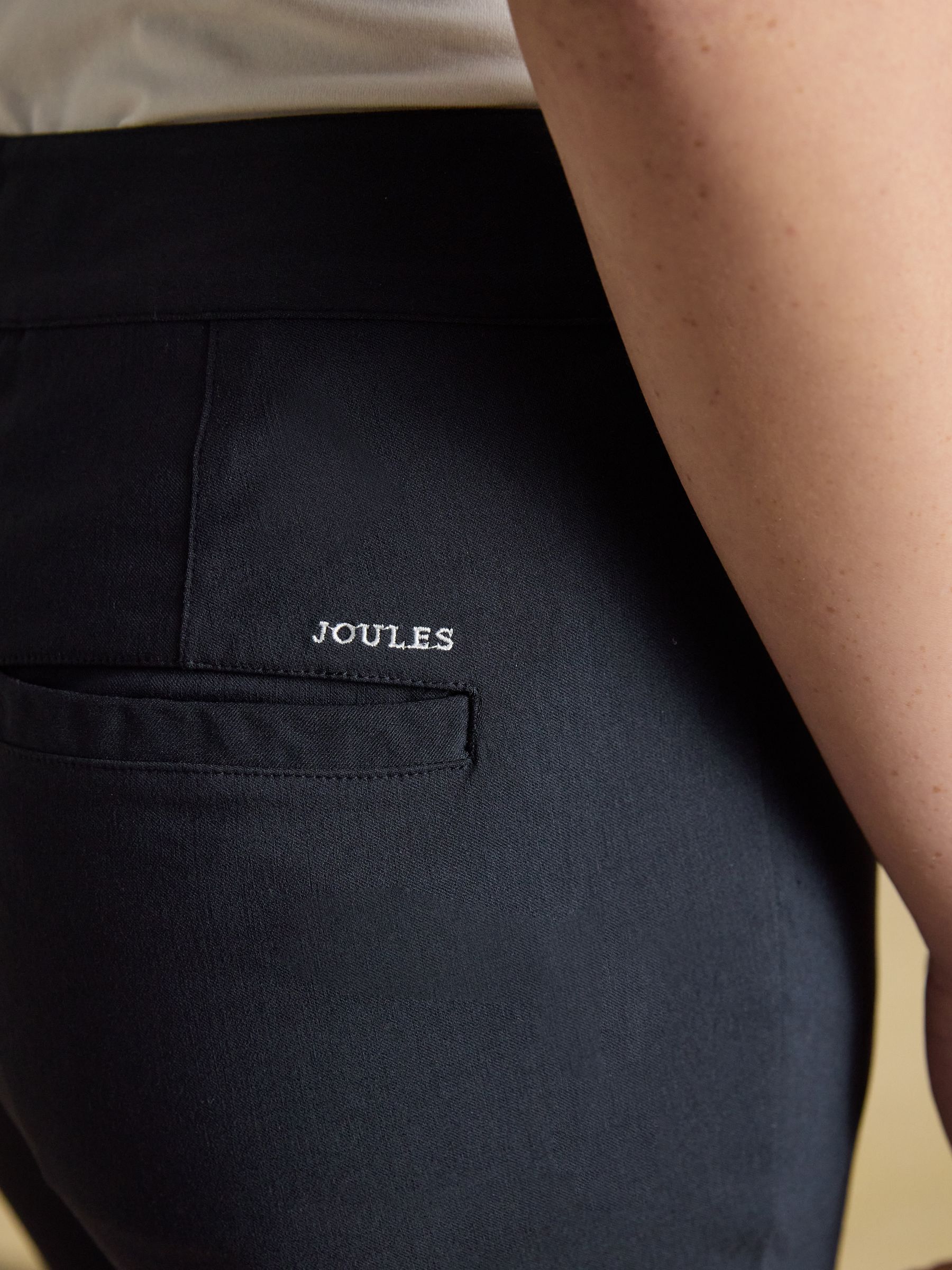 Navy Capri Cropped Trousers - Image 5 of 6