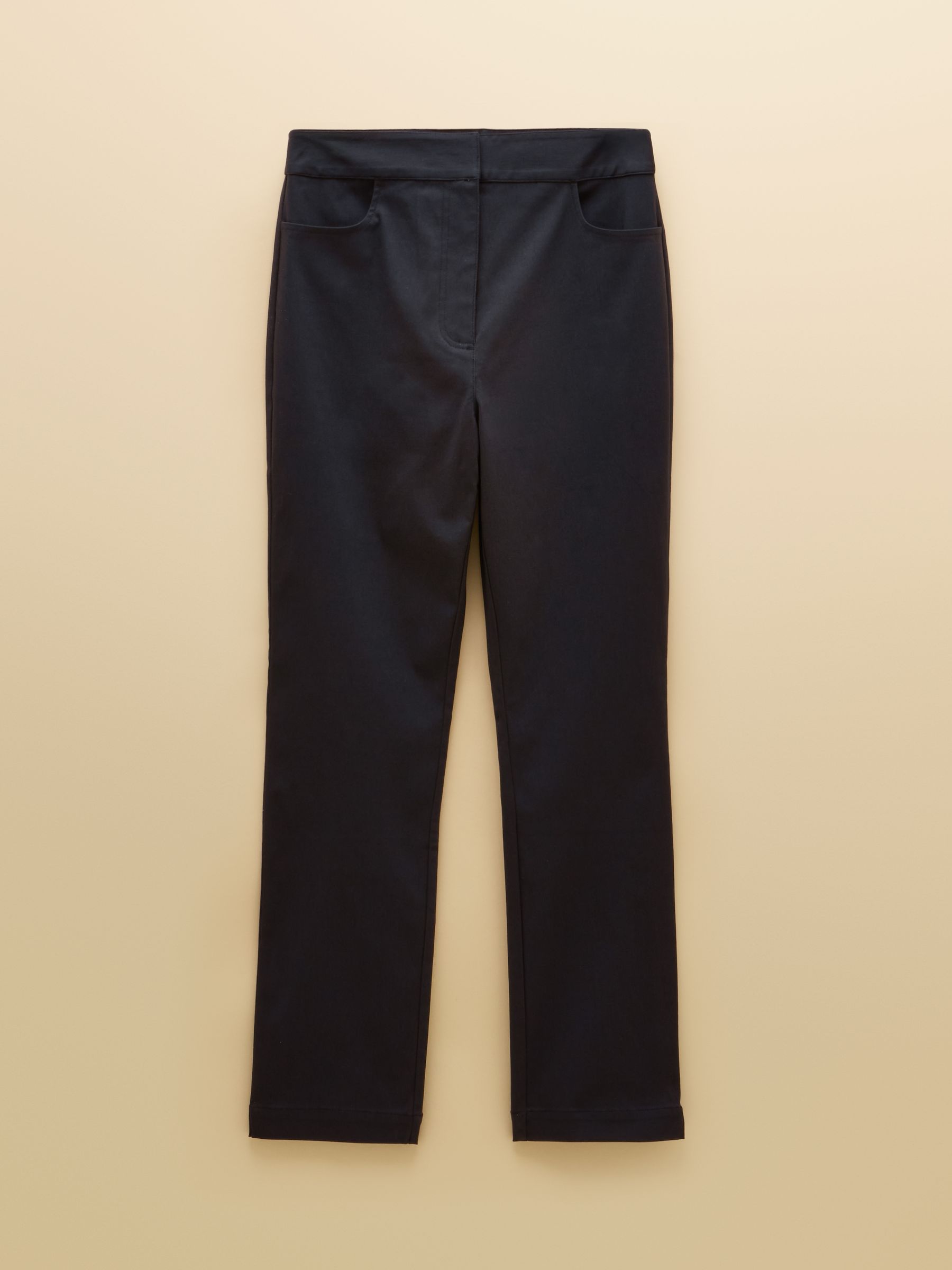 Navy Capri Cropped Trousers - Image 6 of 6