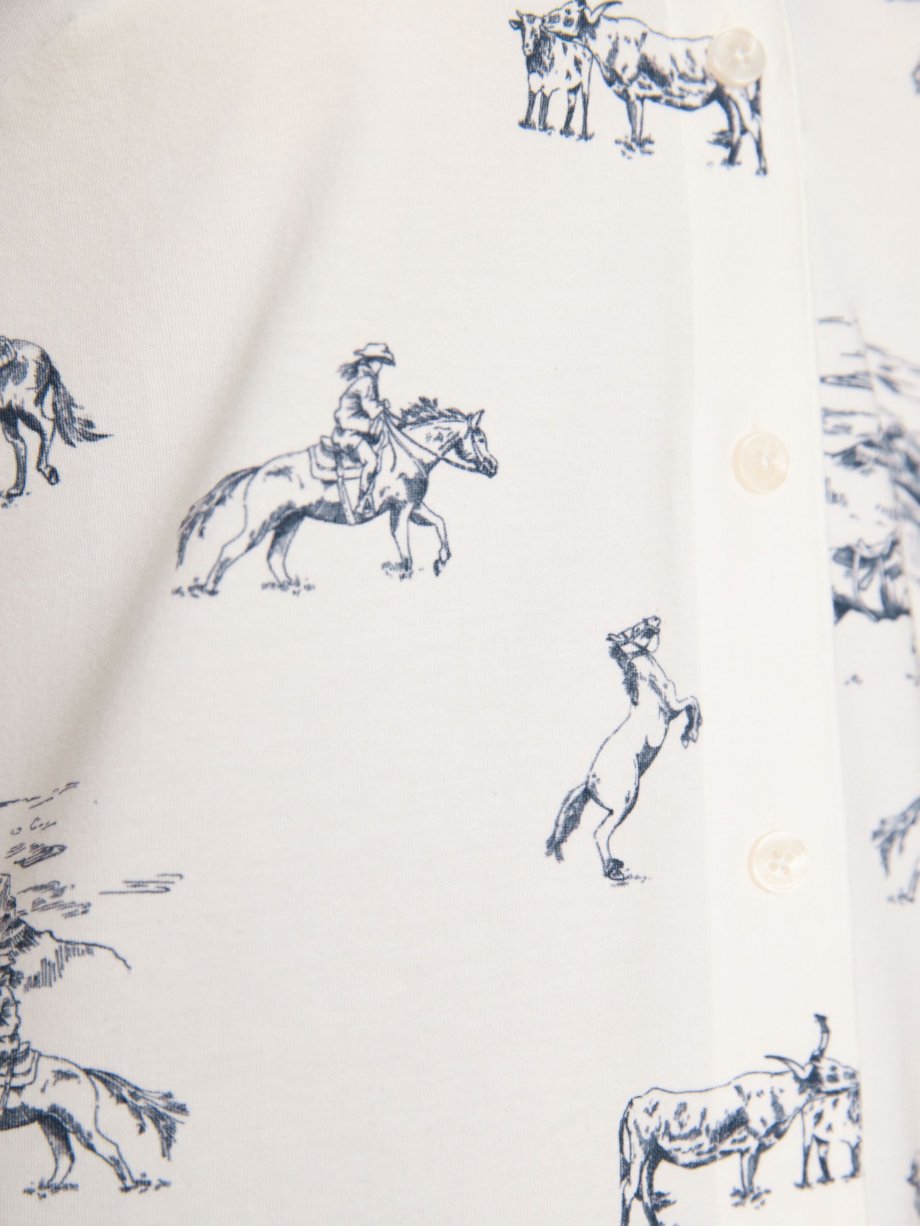 Charlotte Western Cotton Rich Printed Jersey Shirt - Image 4 of 7