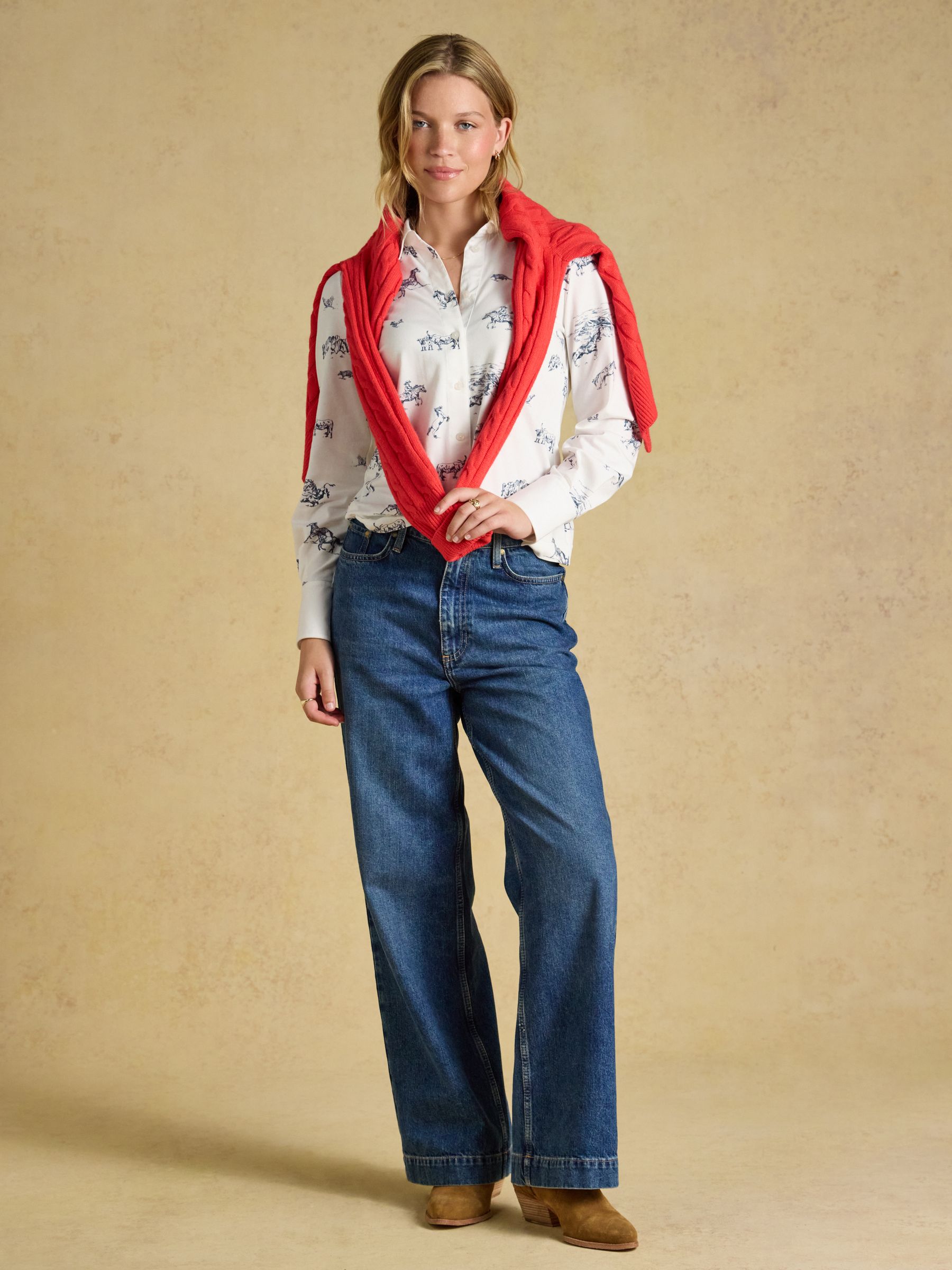 Charlotte Western Cotton Rich Printed Jersey Shirt - Image 5 of 7