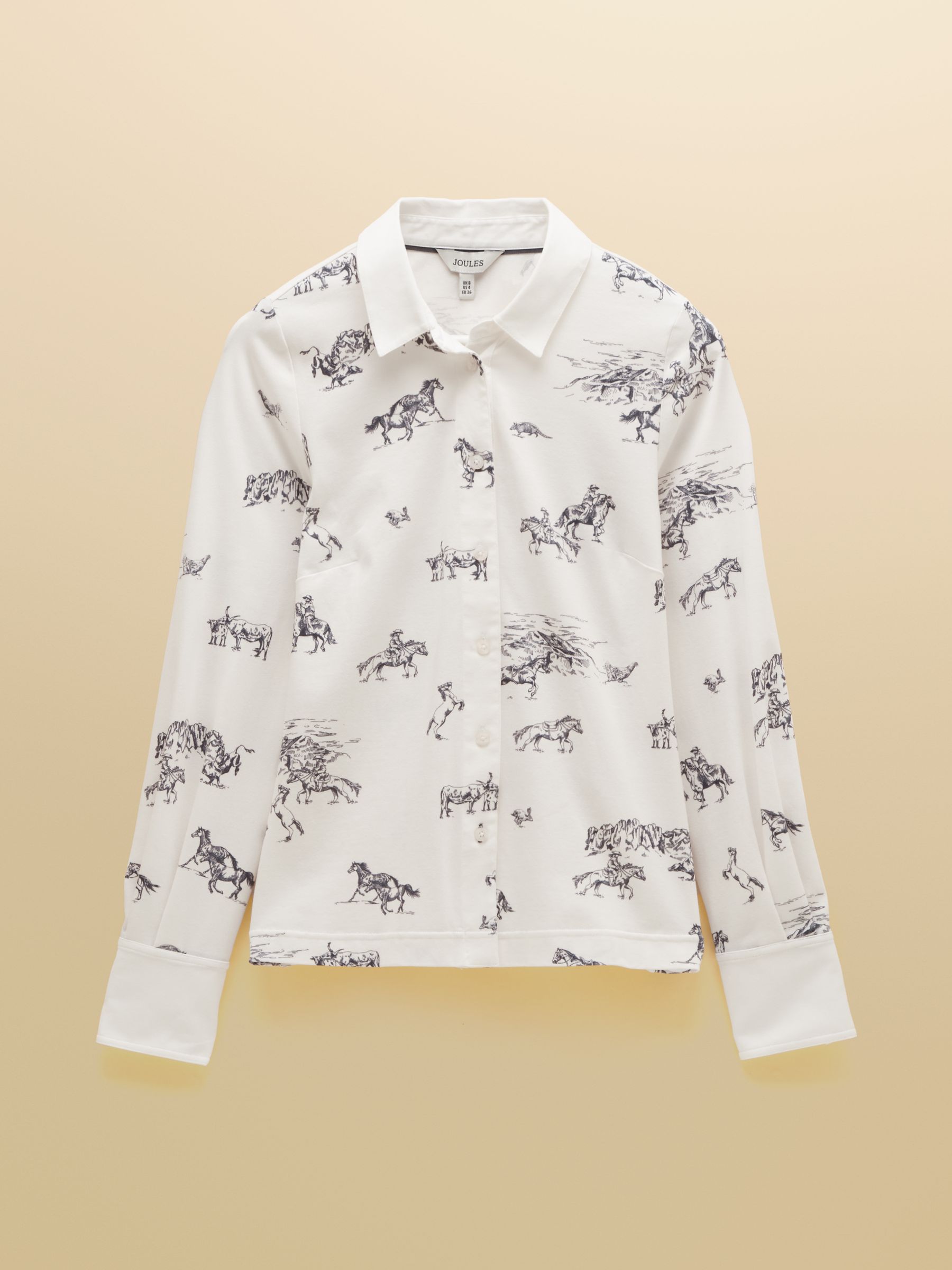 Charlotte Western Cotton Rich Printed Jersey Shirt - Image 7 of 7