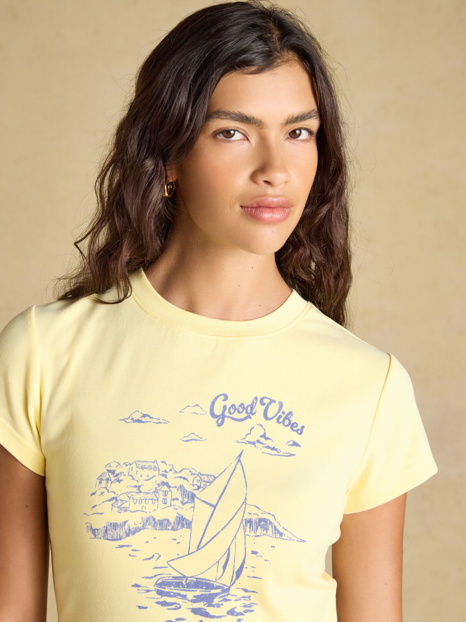 Coastal Scene Print Cotton Rich Baby Tee - Image 8 of 12