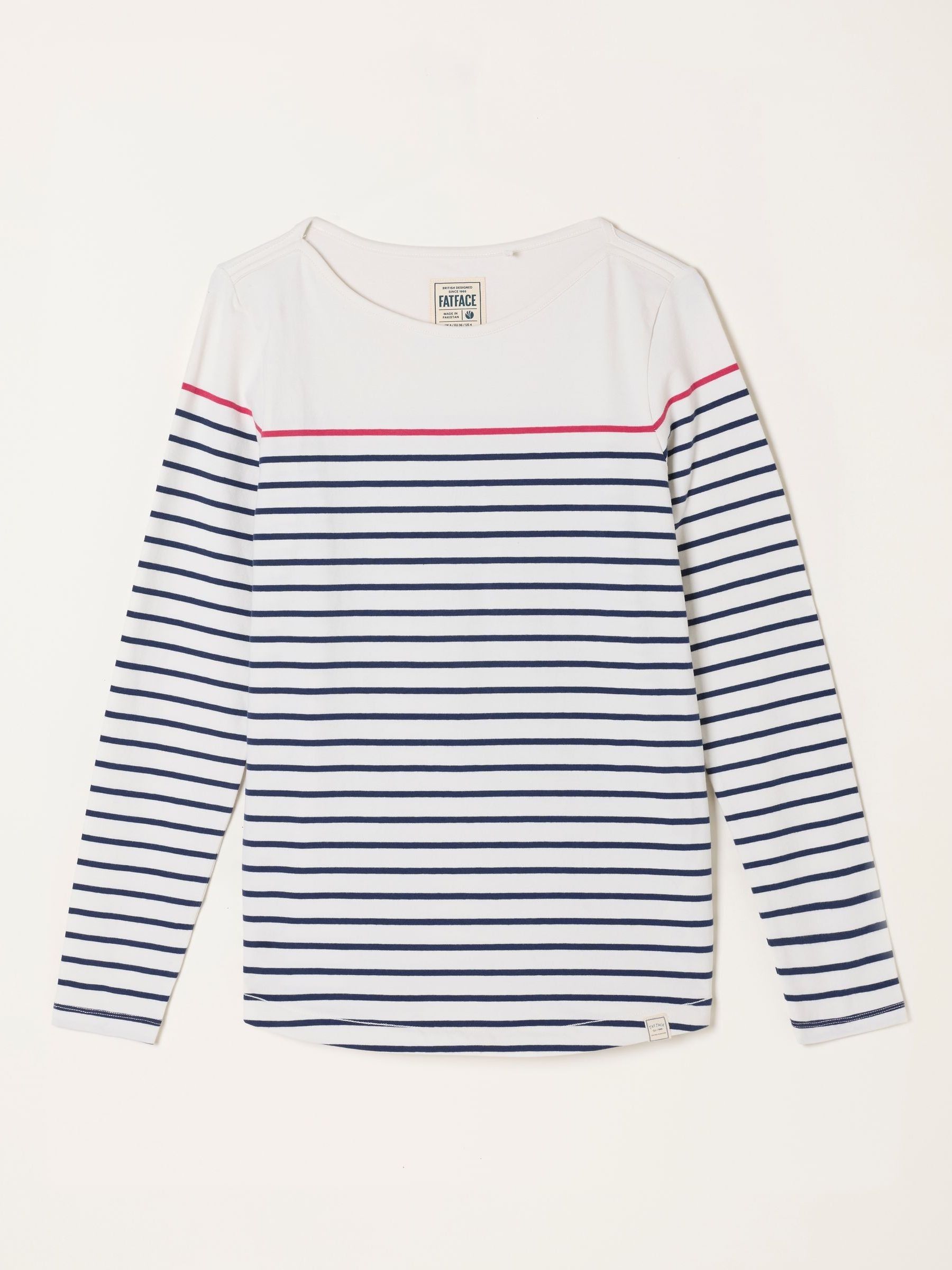 Ivory Pop Stripe Long Sleeve Top - Image 6 of 6