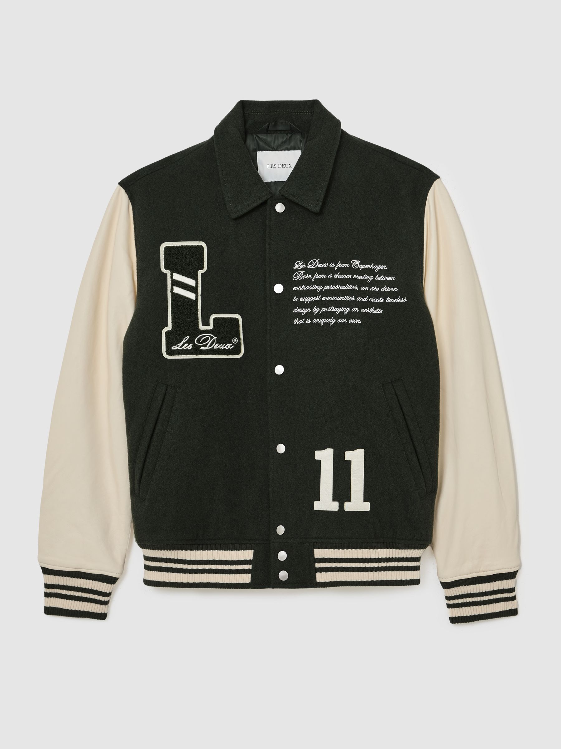 Varsity Wool Jacket in Duffel Bag - Image 2 of 6