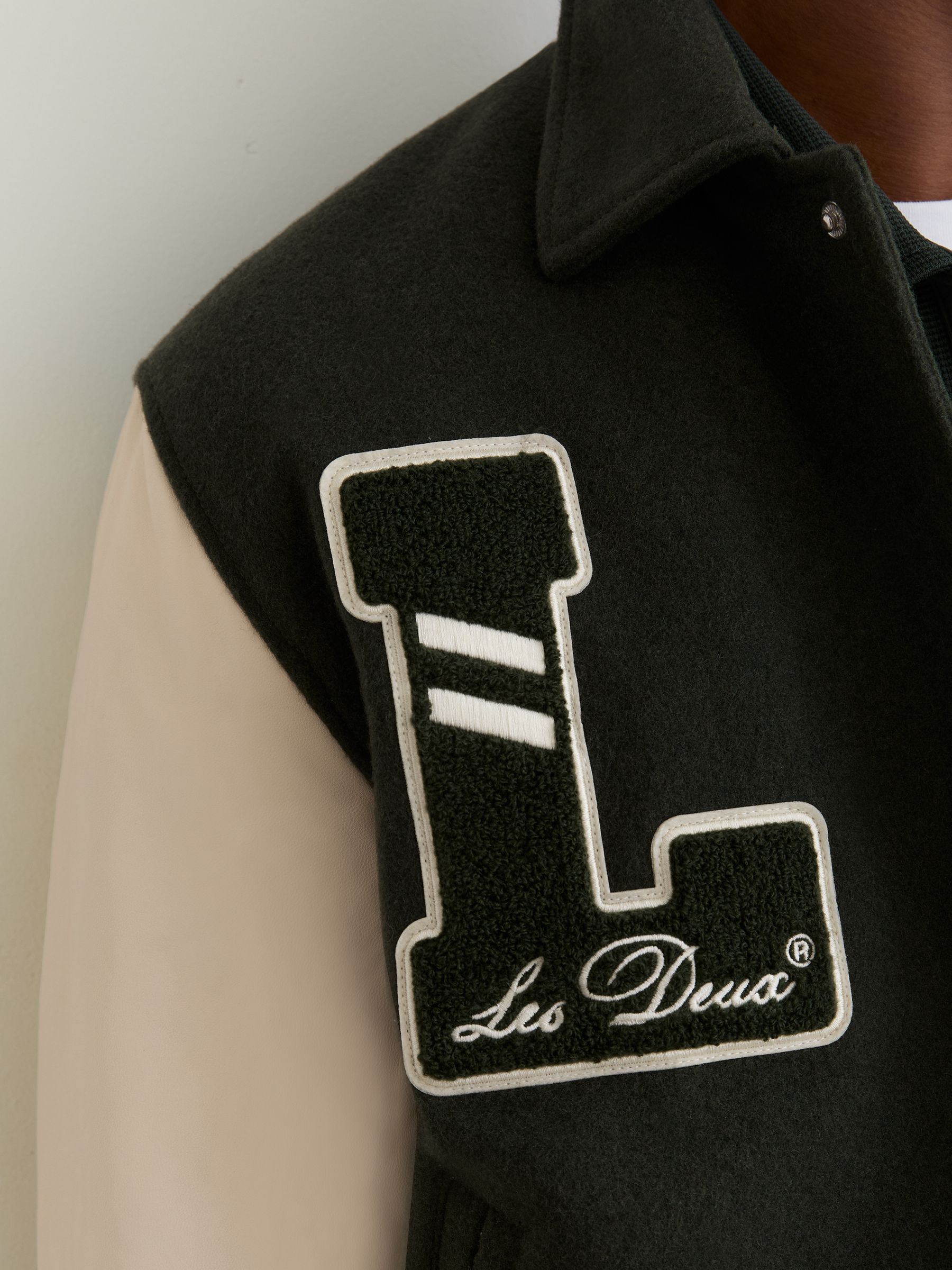 Varsity Wool Jacket in Duffel Bag - Image 3 of 6