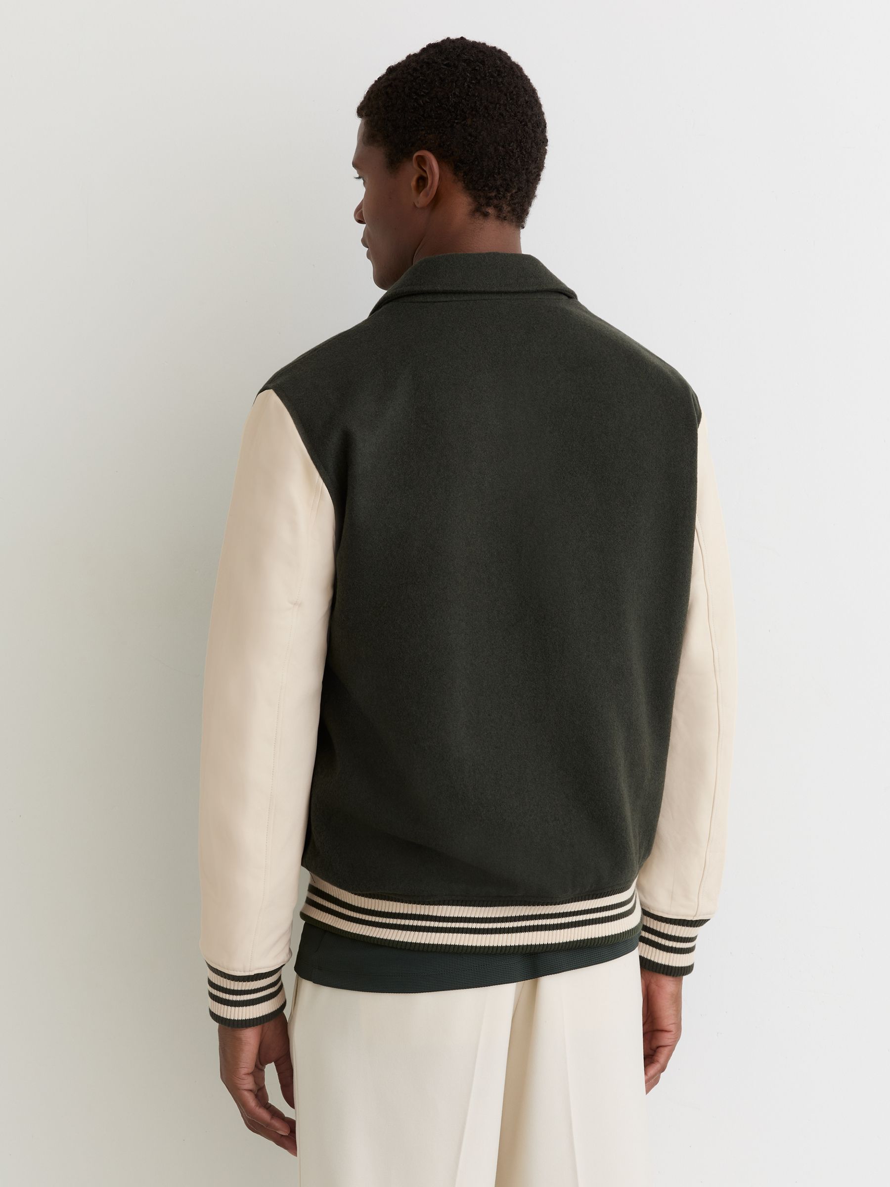 Varsity Wool Jacket in Duffel Bag - Image 5 of 6