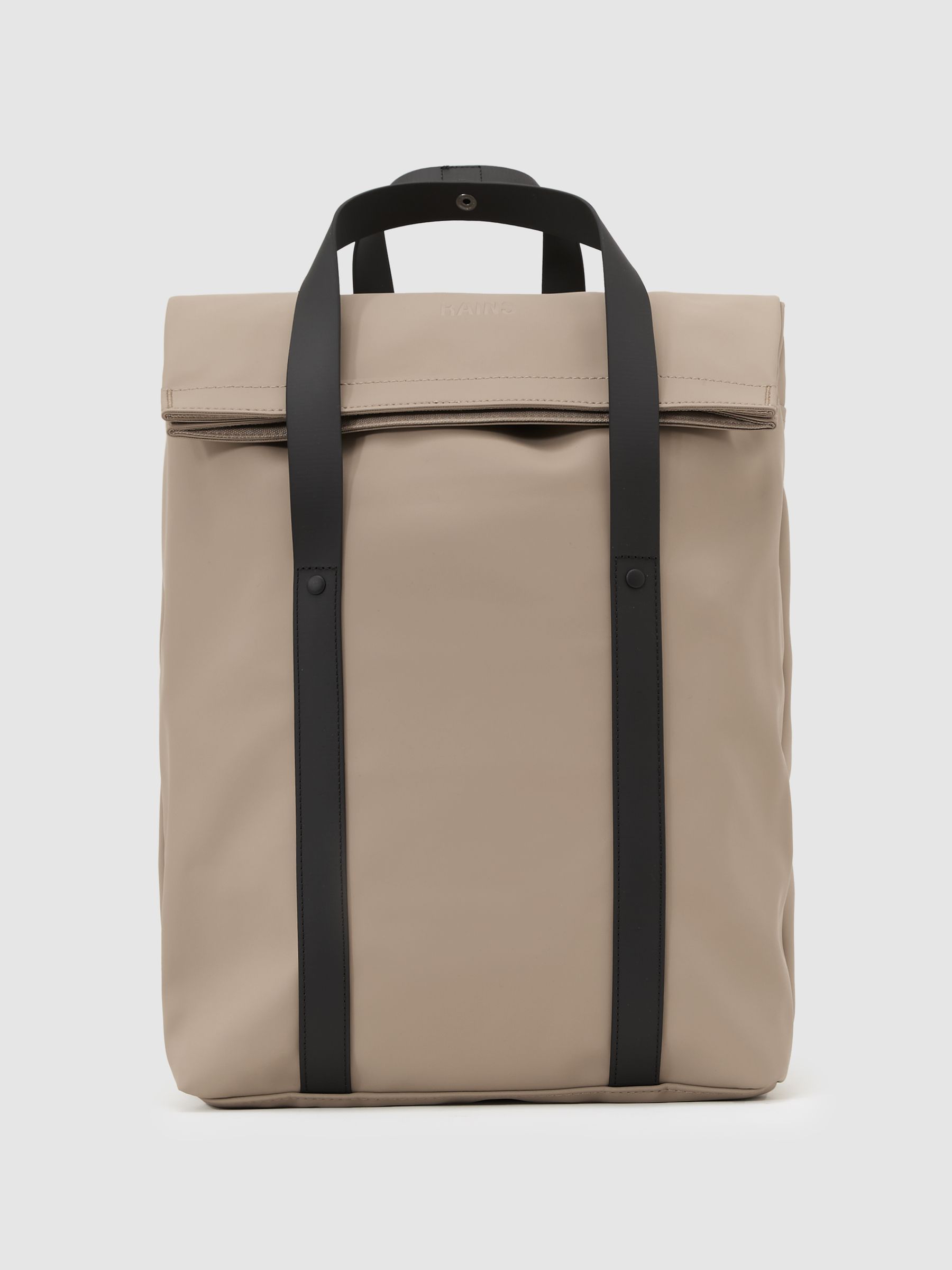 Rains 2-Way Tote Backpack in Beige - Image 1 of 4