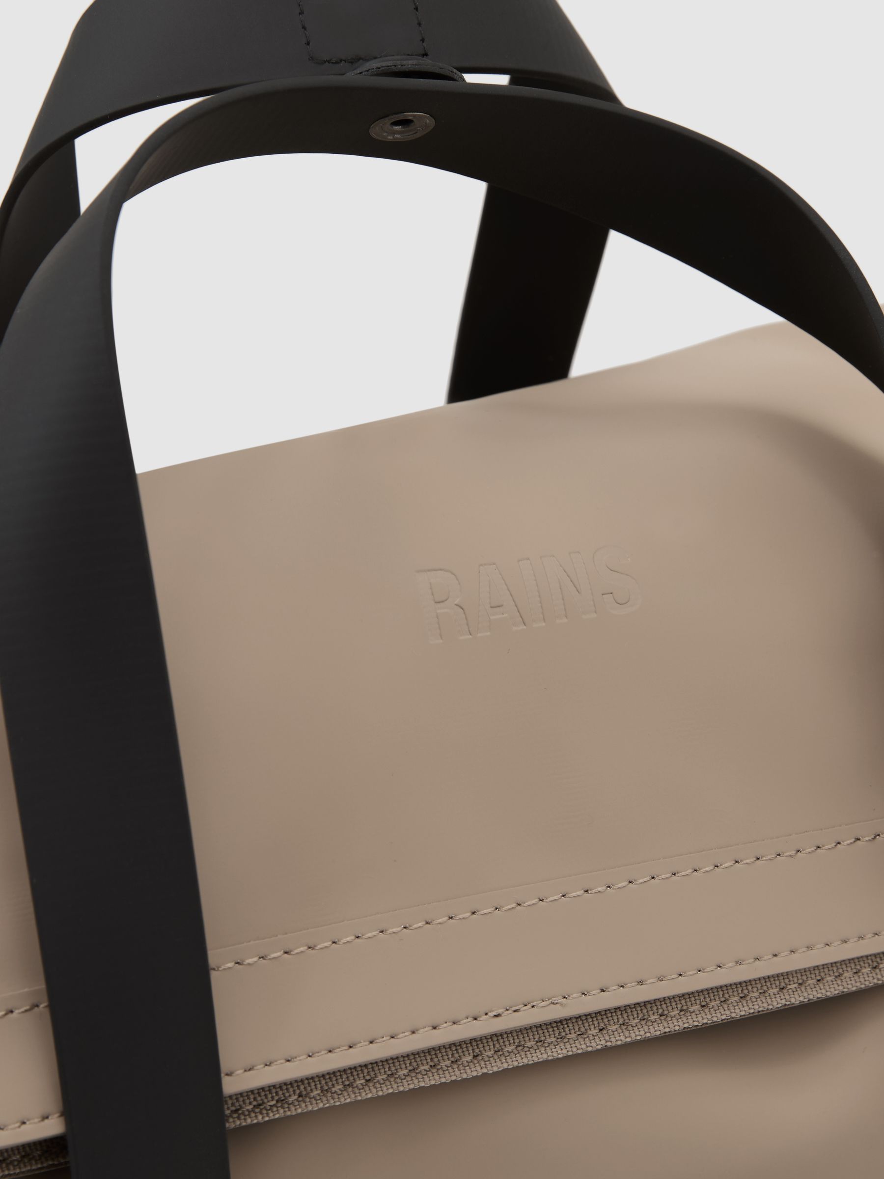Rains 2-Way Tote Backpack in Beige - Image 4 of 4