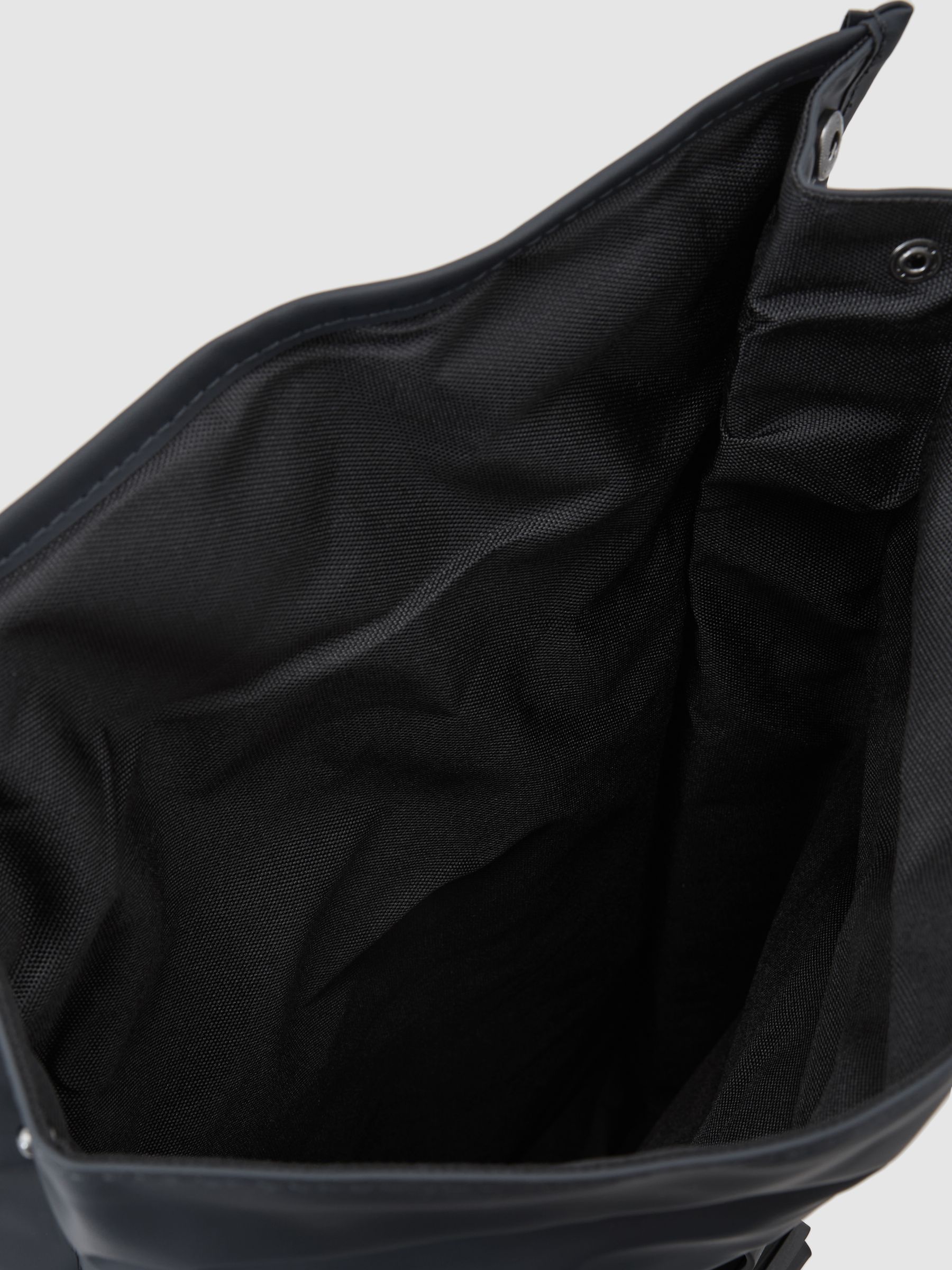 Rains Roll-Top Rucksack in Navy - Image 2 of 4