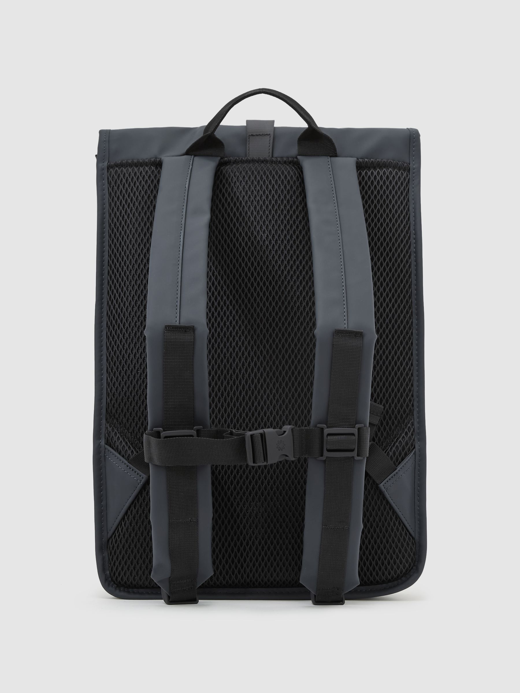 Rains Roll-Top Rucksack in Navy - Image 3 of 4