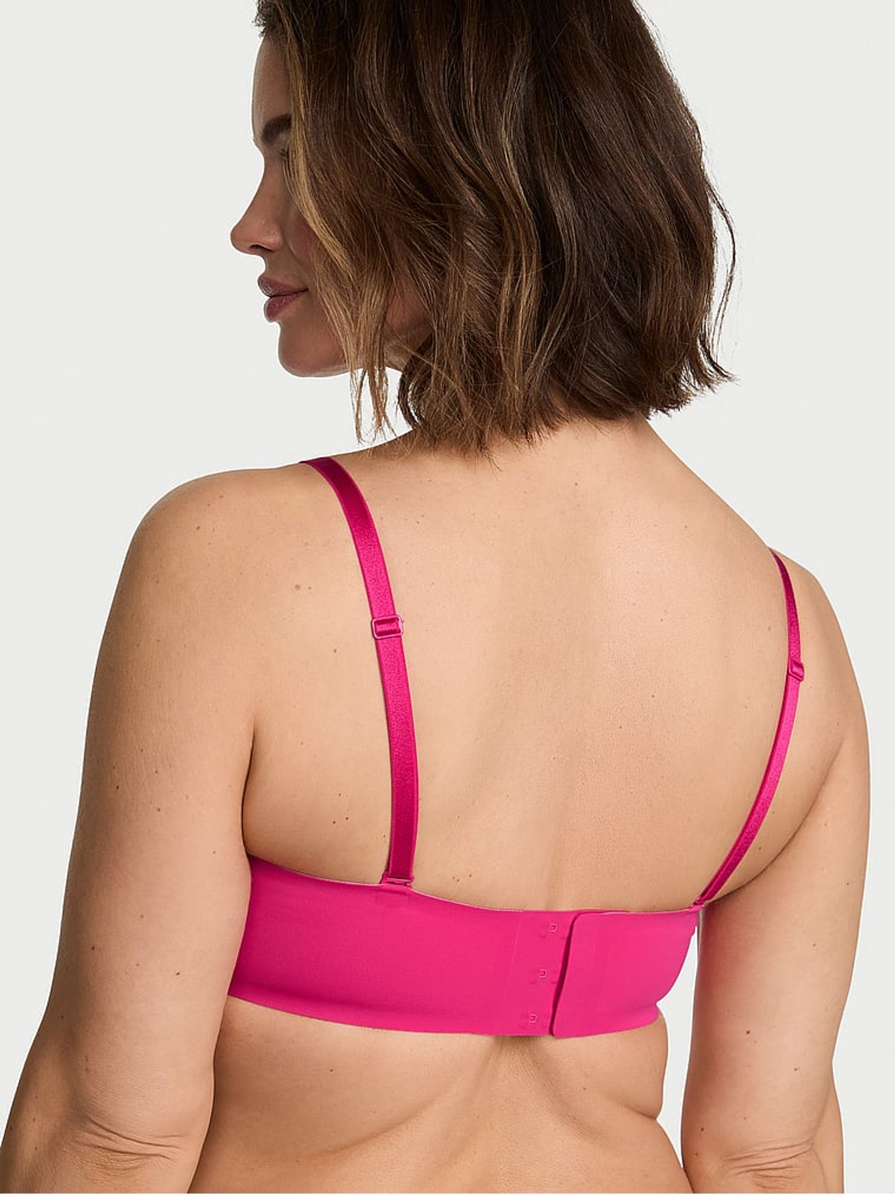 Pop Pink Non Wired Push Up Strapless Bra - Image 3 of 3