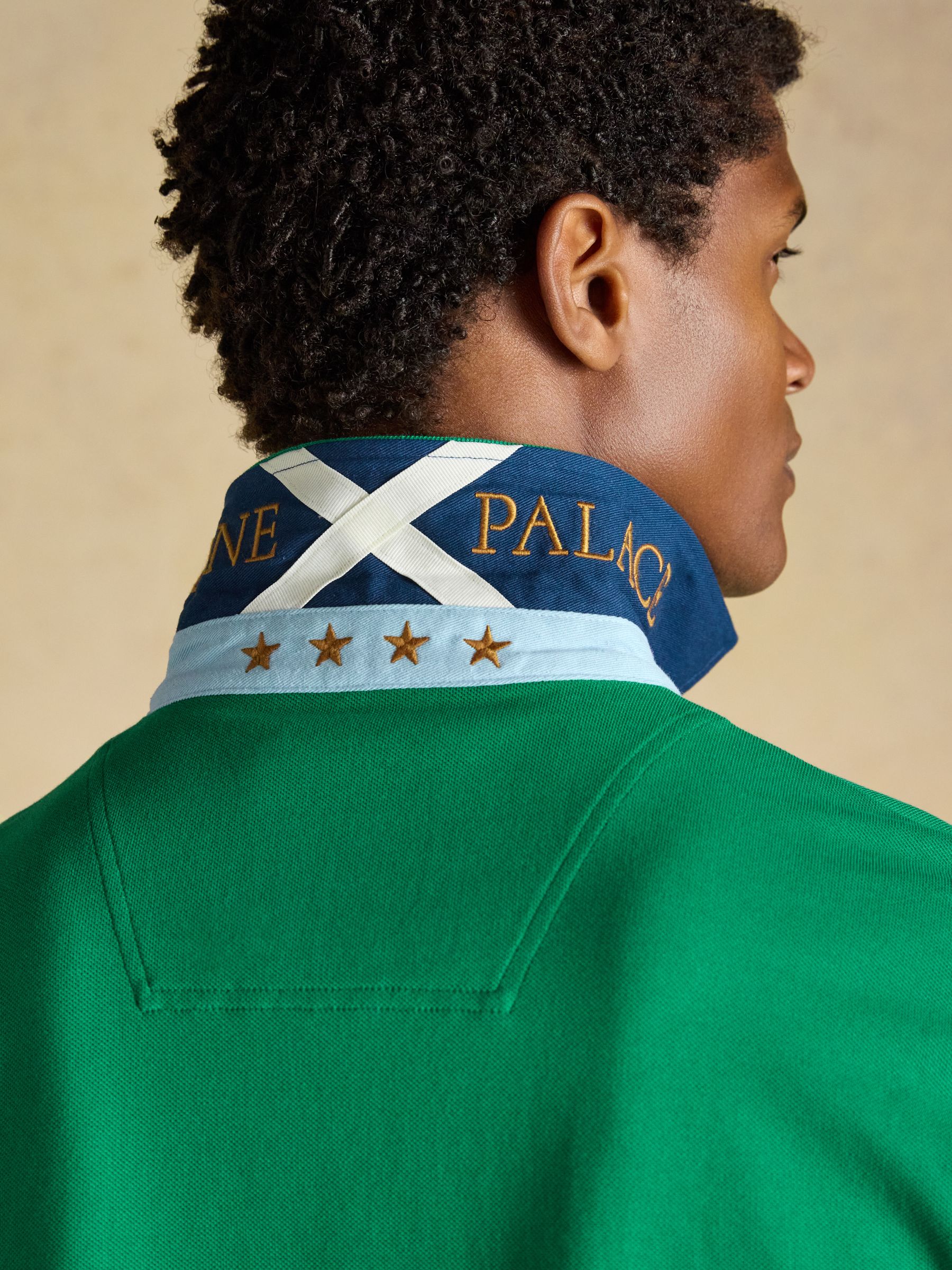 Official Scone Green Cotton Pique Polo Shirt - Image 10 of 11