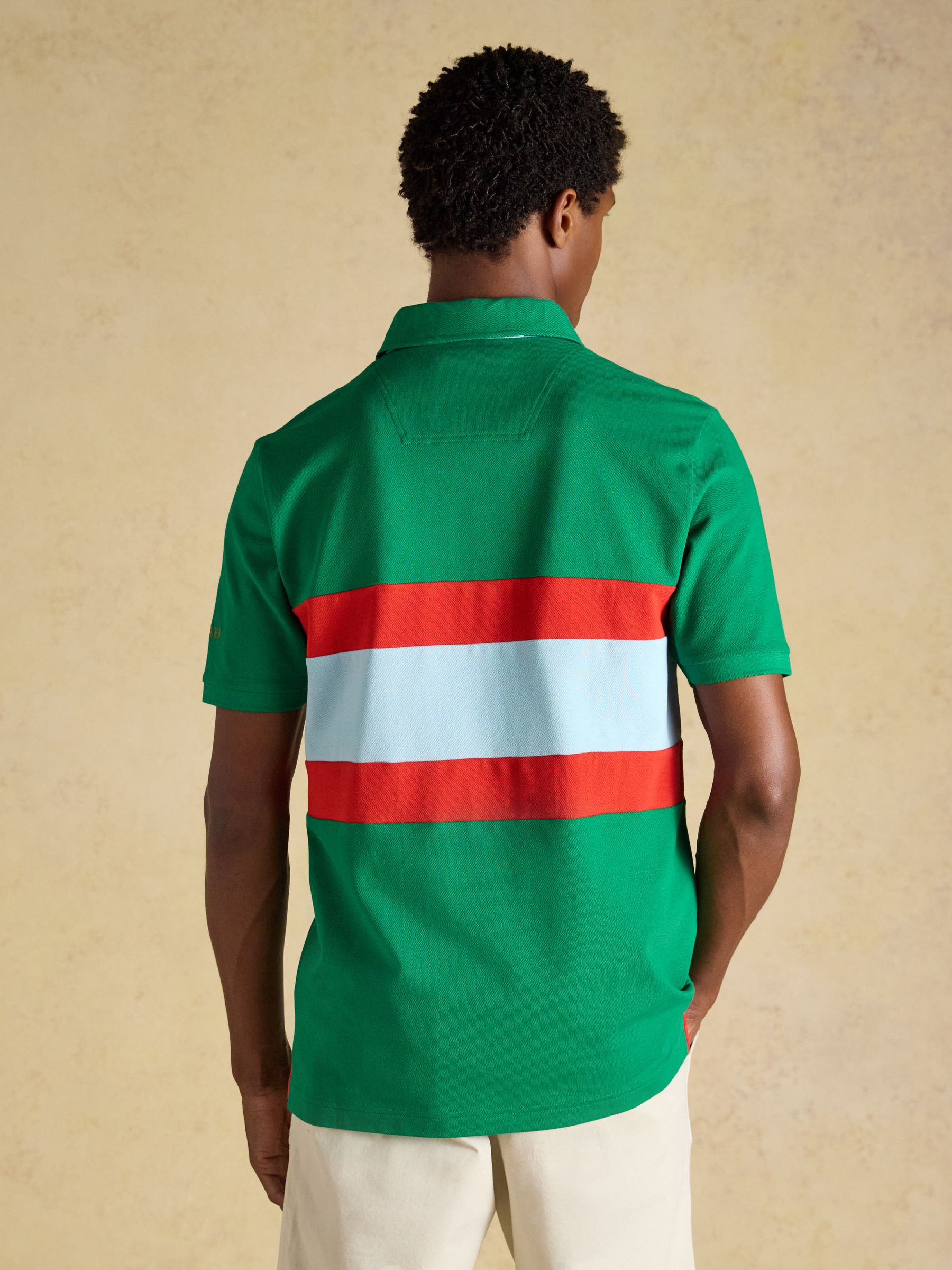 Official Scone Green Cotton Pique Polo Shirt - Image 5 of 11