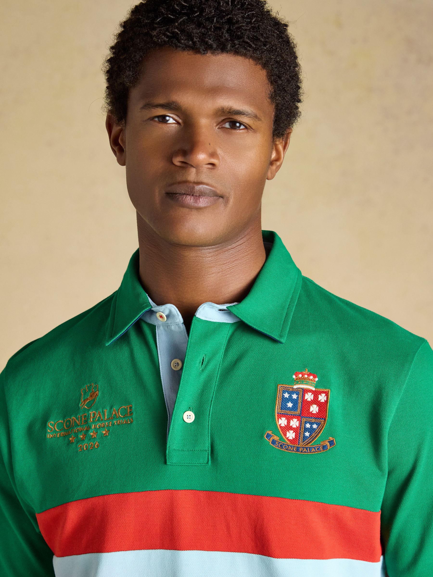 Official Scone Green Cotton Pique Polo Shirt - Image 6 of 11