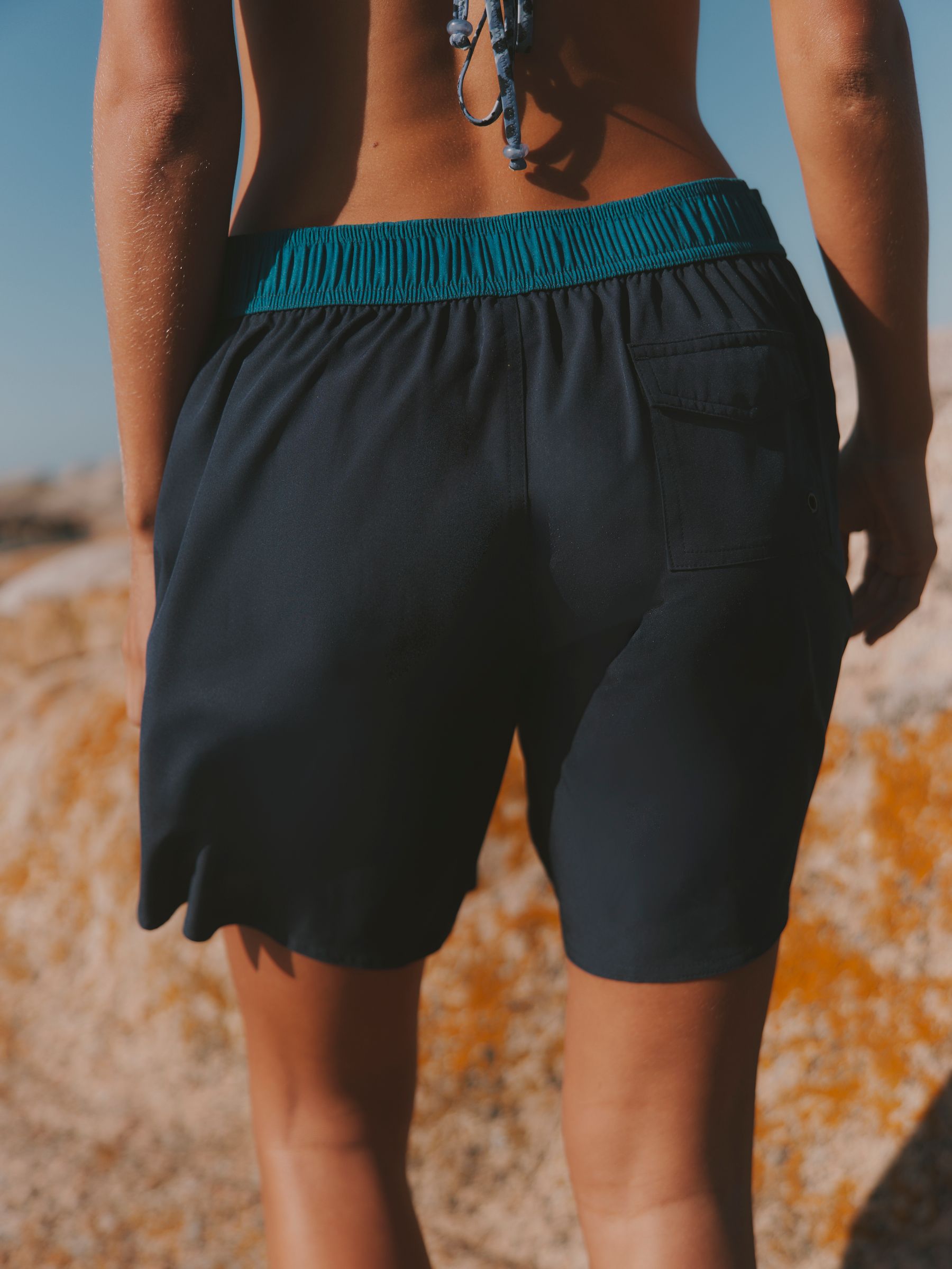 Navy Bermuda Board Shorts - Image 2 of 4