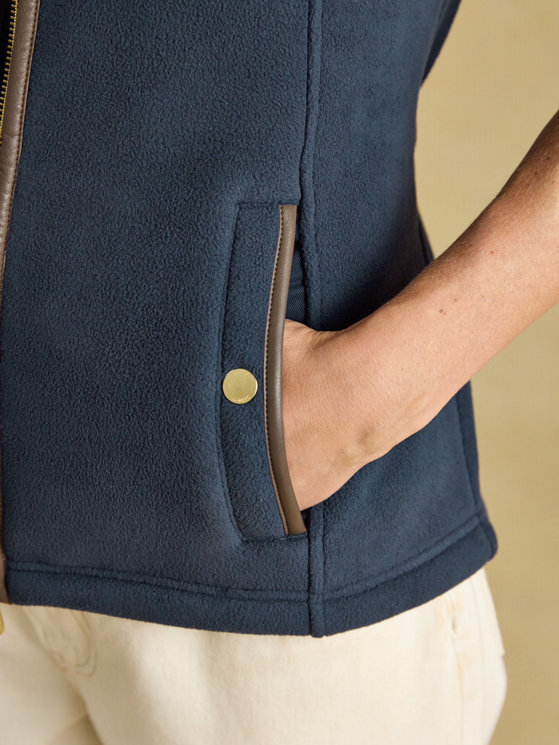 Official Scone Blue Heritage Fleece Gilet - Image 6 of 9