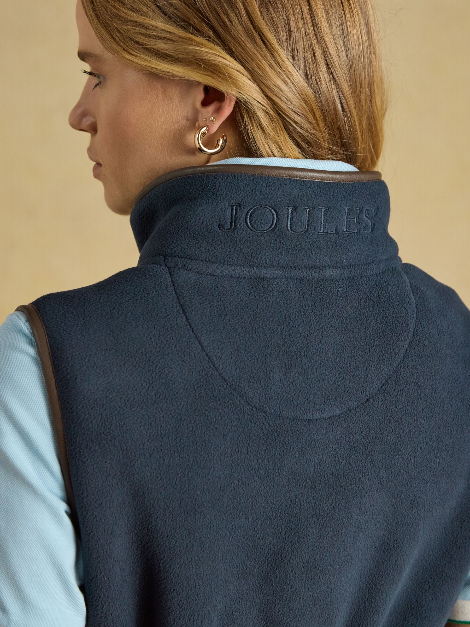 Official Scone Blue Heritage Fleece Gilet - Image 8 of 9