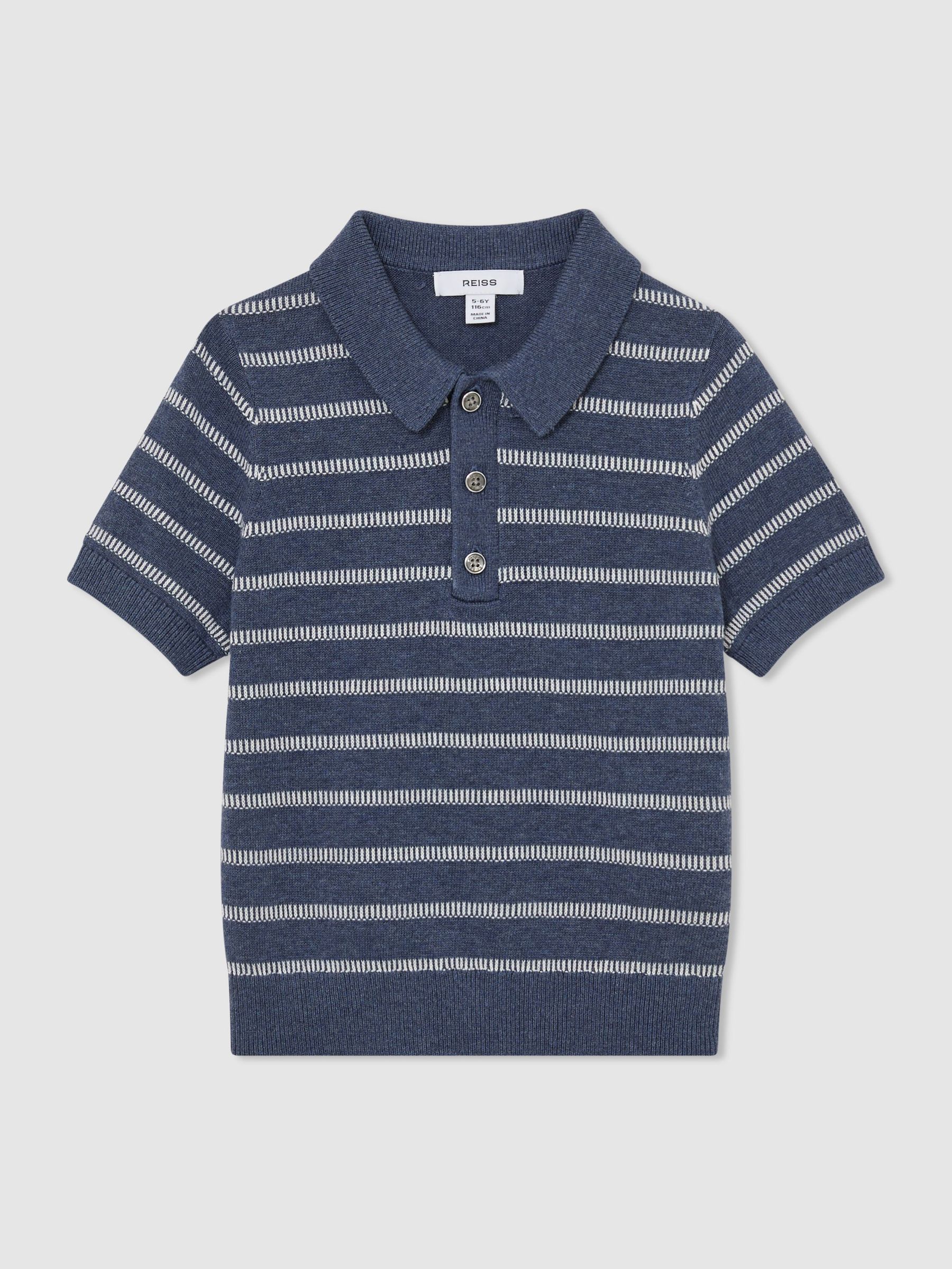Polo Shirts in Navy/White - Image 2 of 3