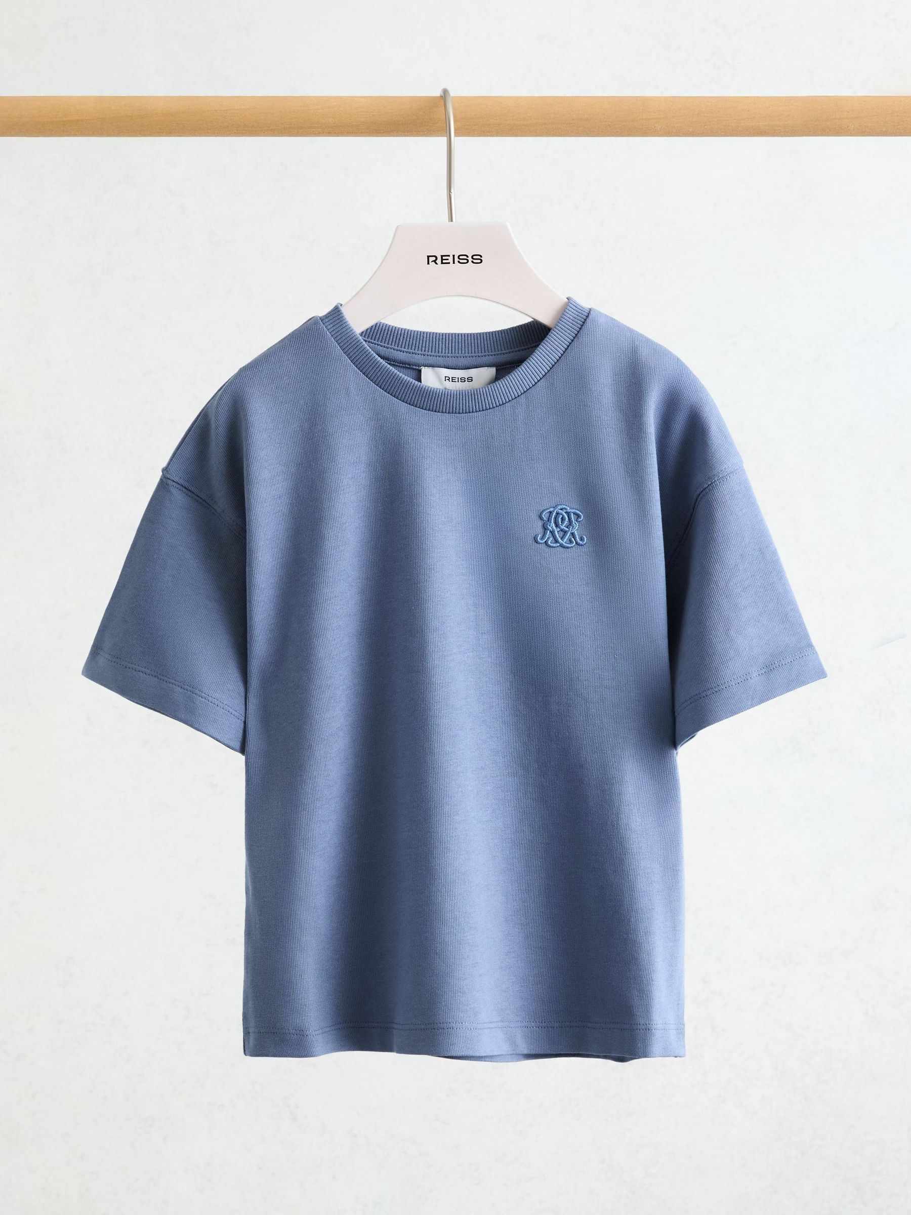 T-Shirts in Airforce Blue - Image 2 of 3 T-Shirts in Airforce Blue - Image 2 of 3