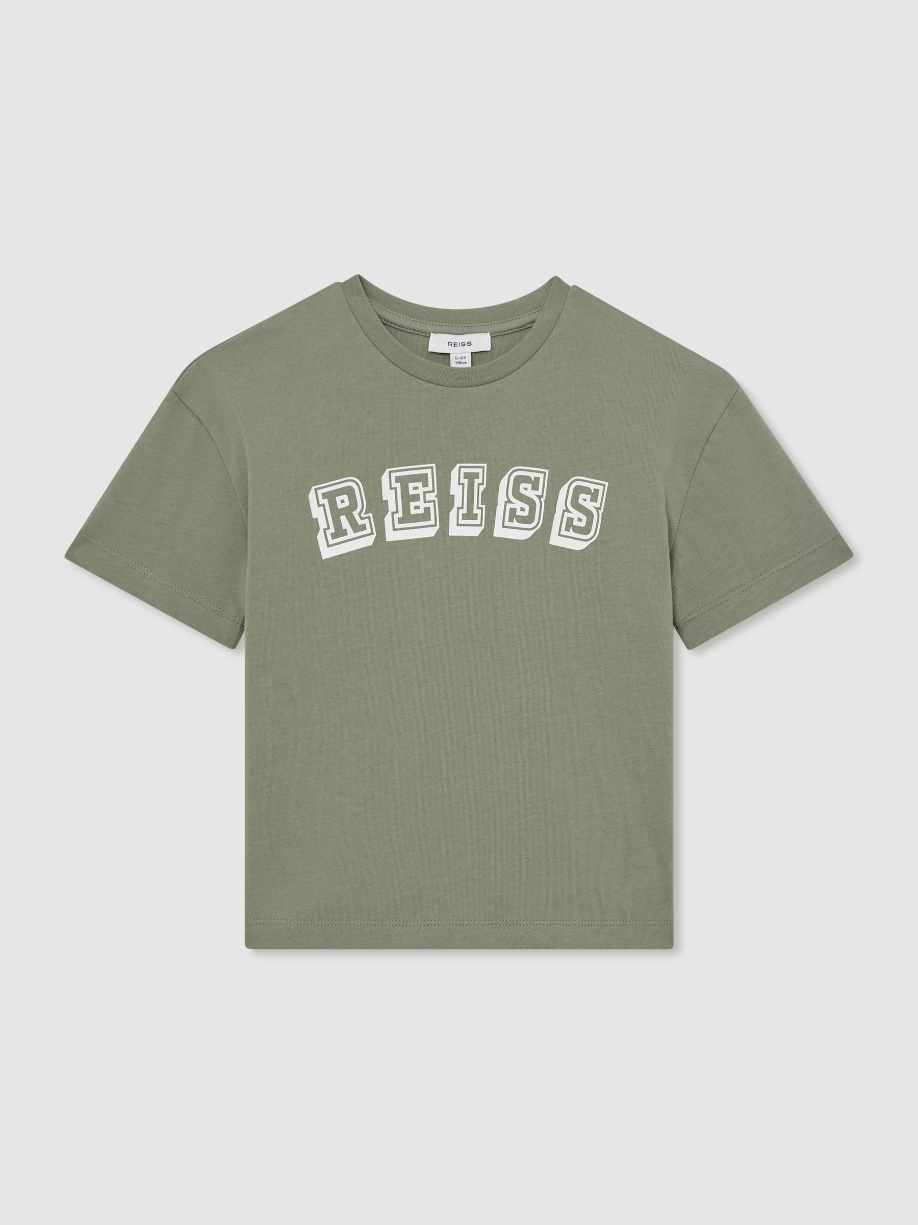 T-Shirts in Sage/Off White - Image 2 of 4