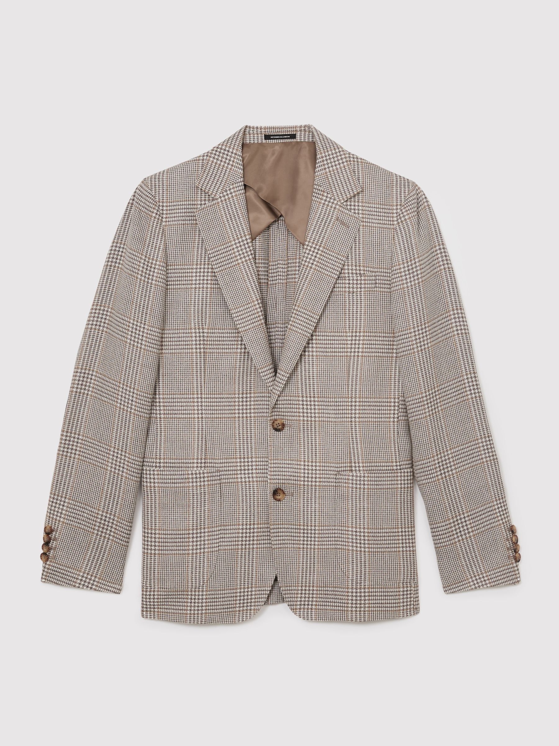 Suit Jacket in Oatmeal Brown - Image 2 of 5 Suit Jacket in Oatmeal Brown - Image 2 of 5