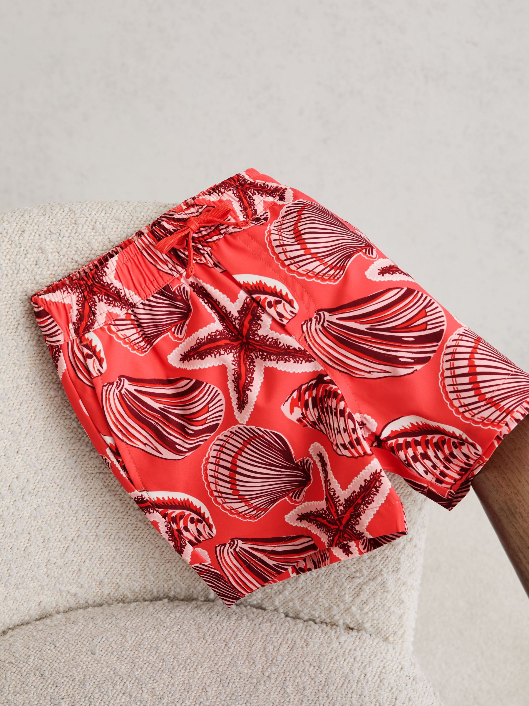 Swim Shorts in Coral - Image 1 of 3